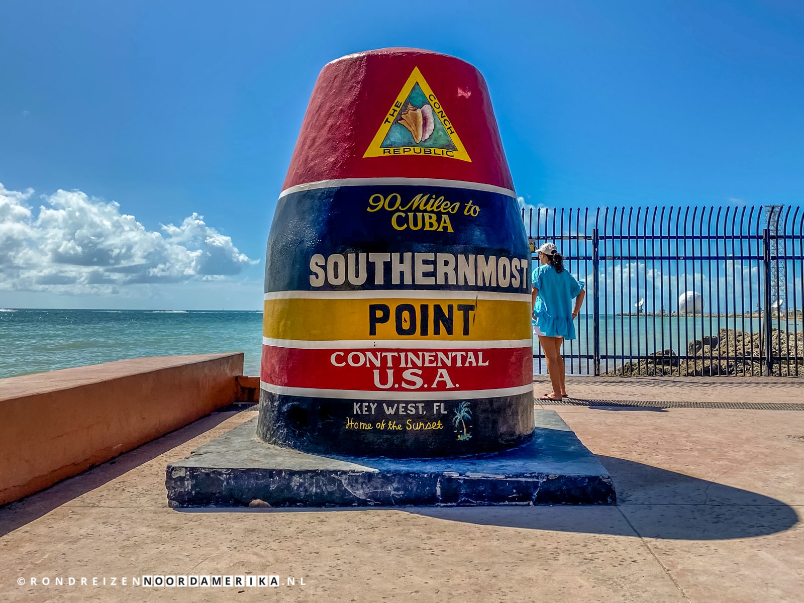 Southernmost Point - Die mees suidelike punt in die Verenigde State