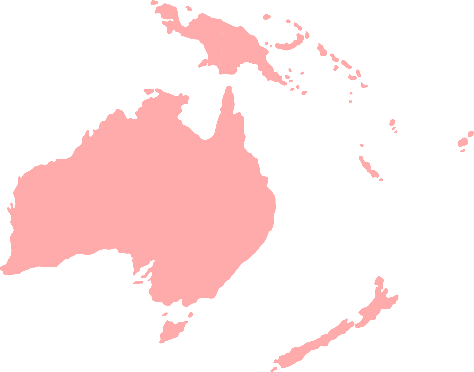 El continente de Oceanía