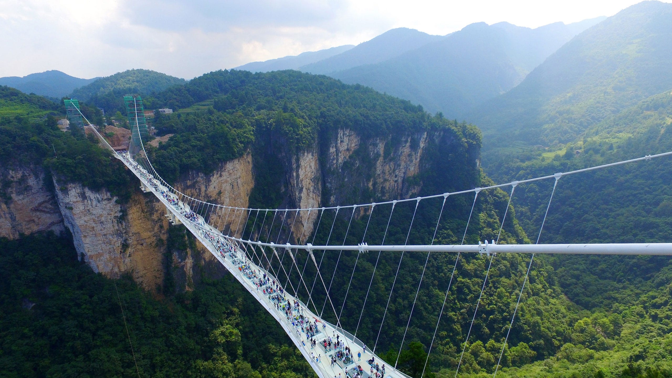 zhangjiajie grand canyon brug bungee | bungeejump | Wereldreizigers.nl