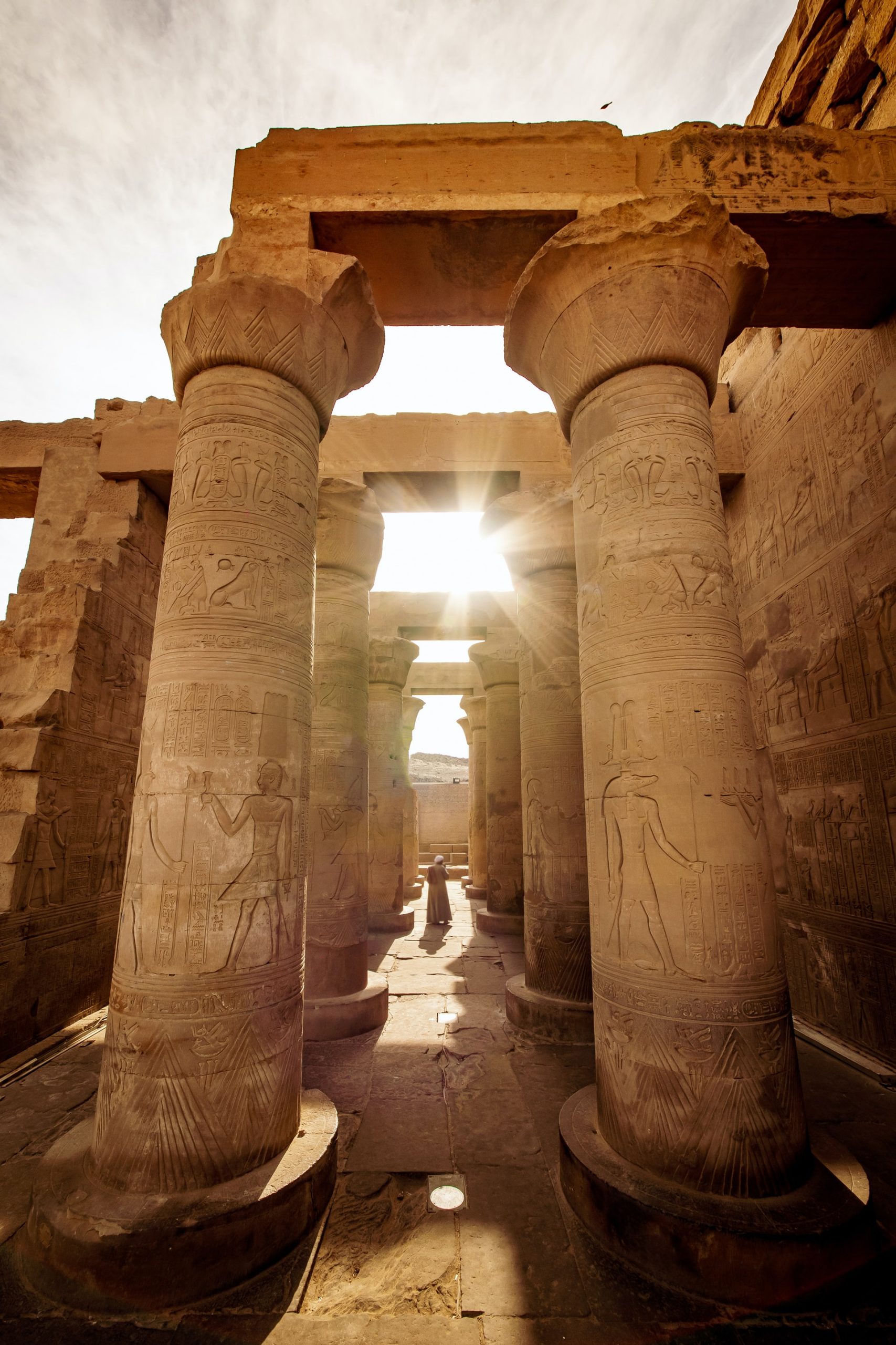 Luxor, Egipte. Een van die moet-siens in Afrika