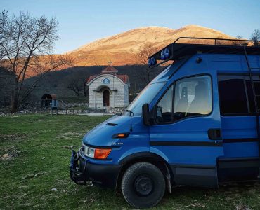 vanlife camping albania