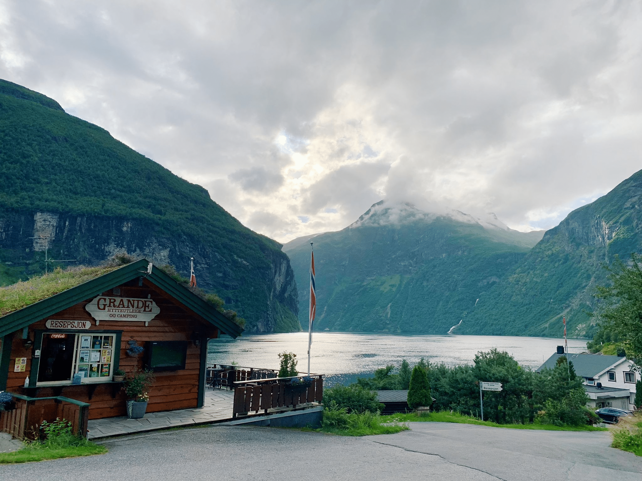 Camping aan het Geirangerfjord