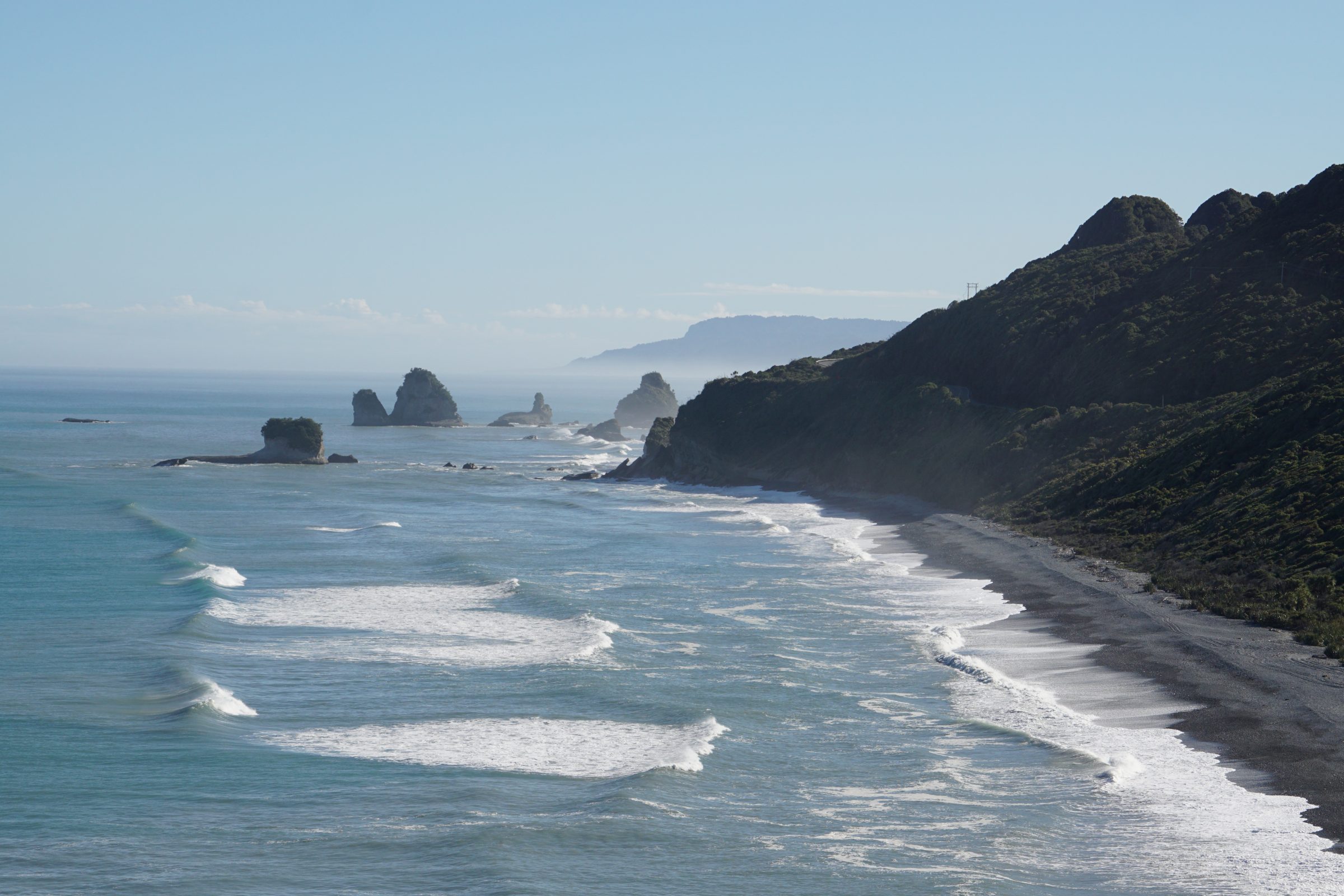 Prachtige kustlijn aan de Westkust van het Zuidereiland | Reisinformatie Nieuw-Zeeland
