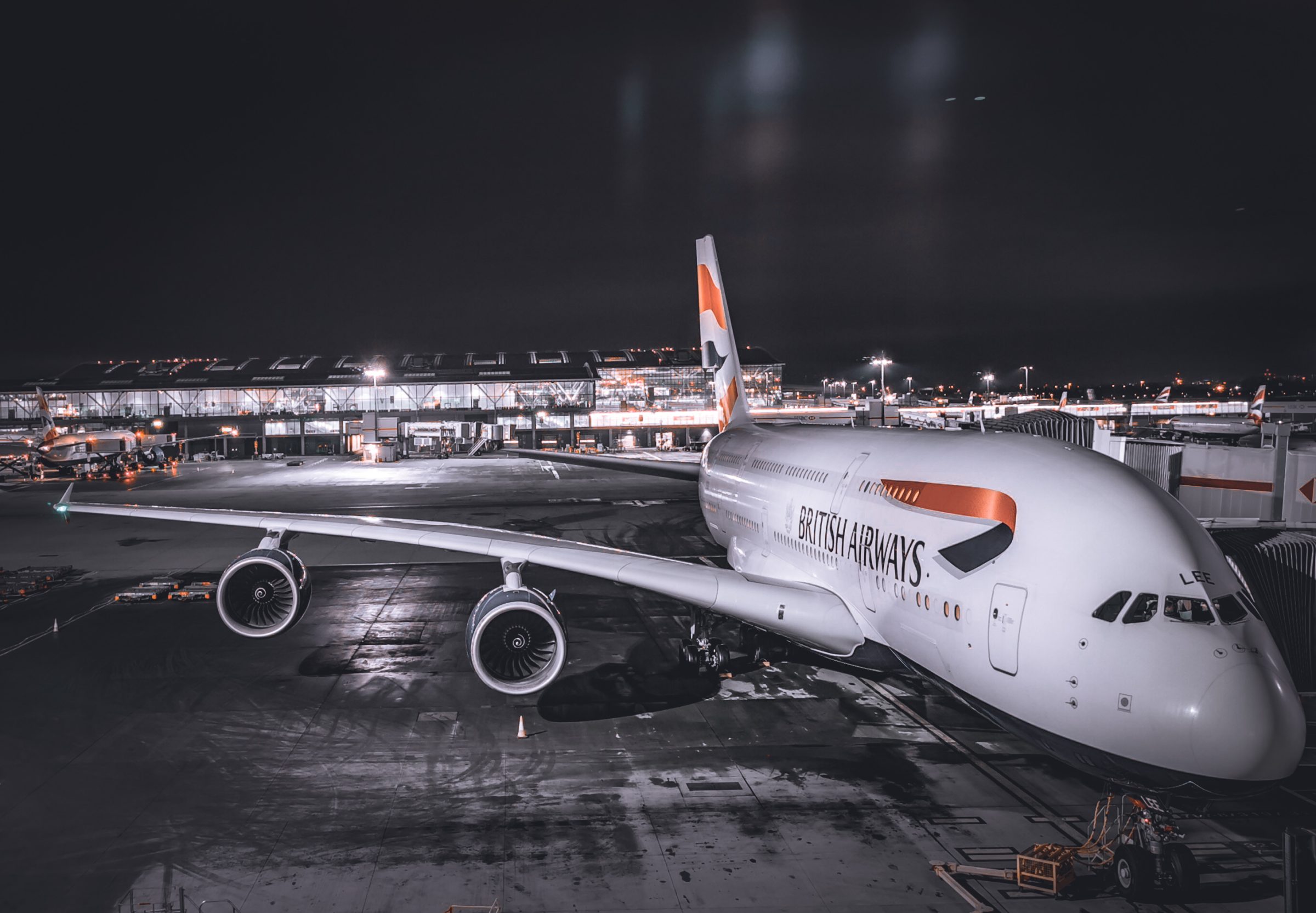 Airbus A380 van British Airways