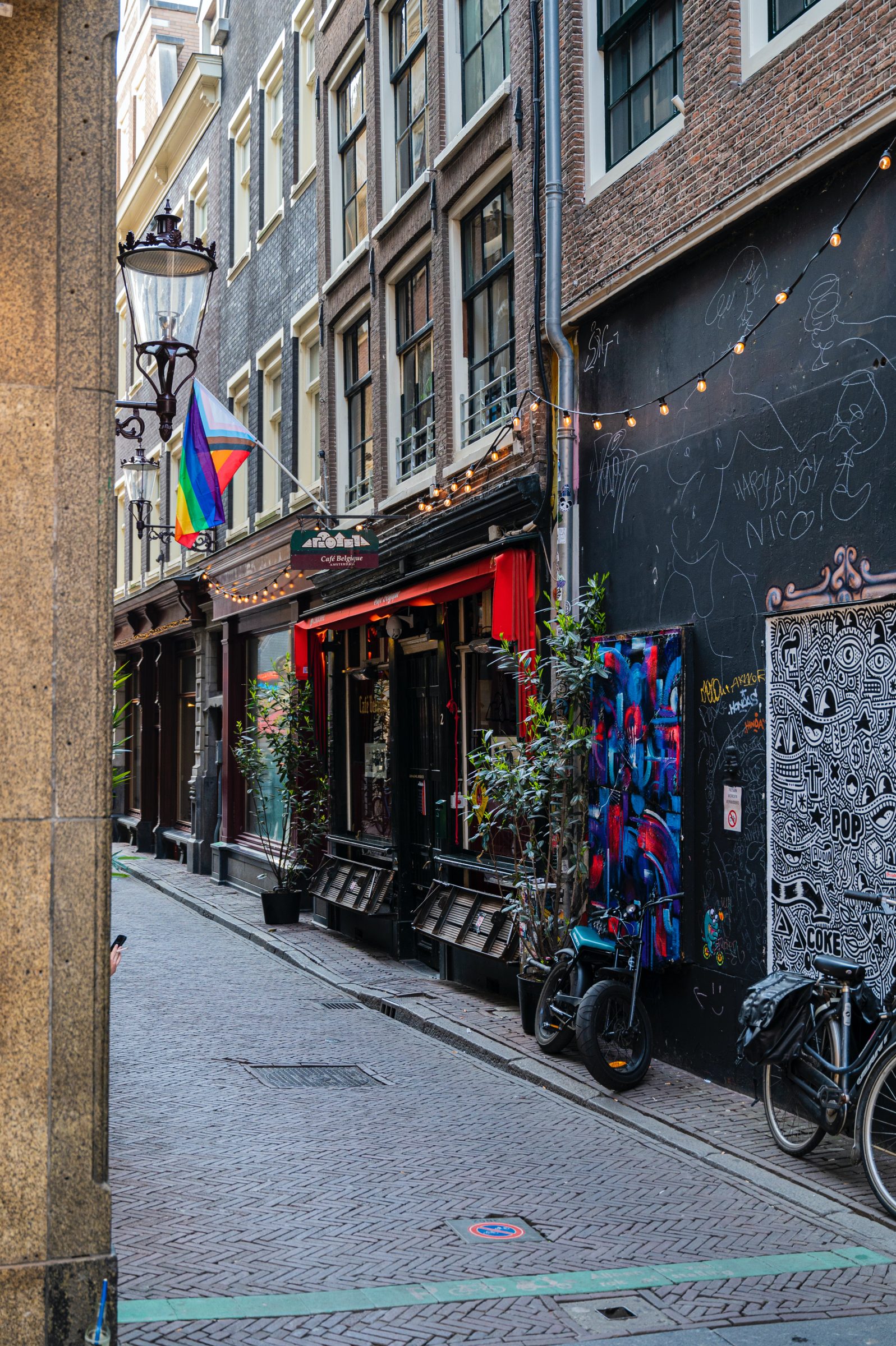 Een straat met kunst | Amsterdam