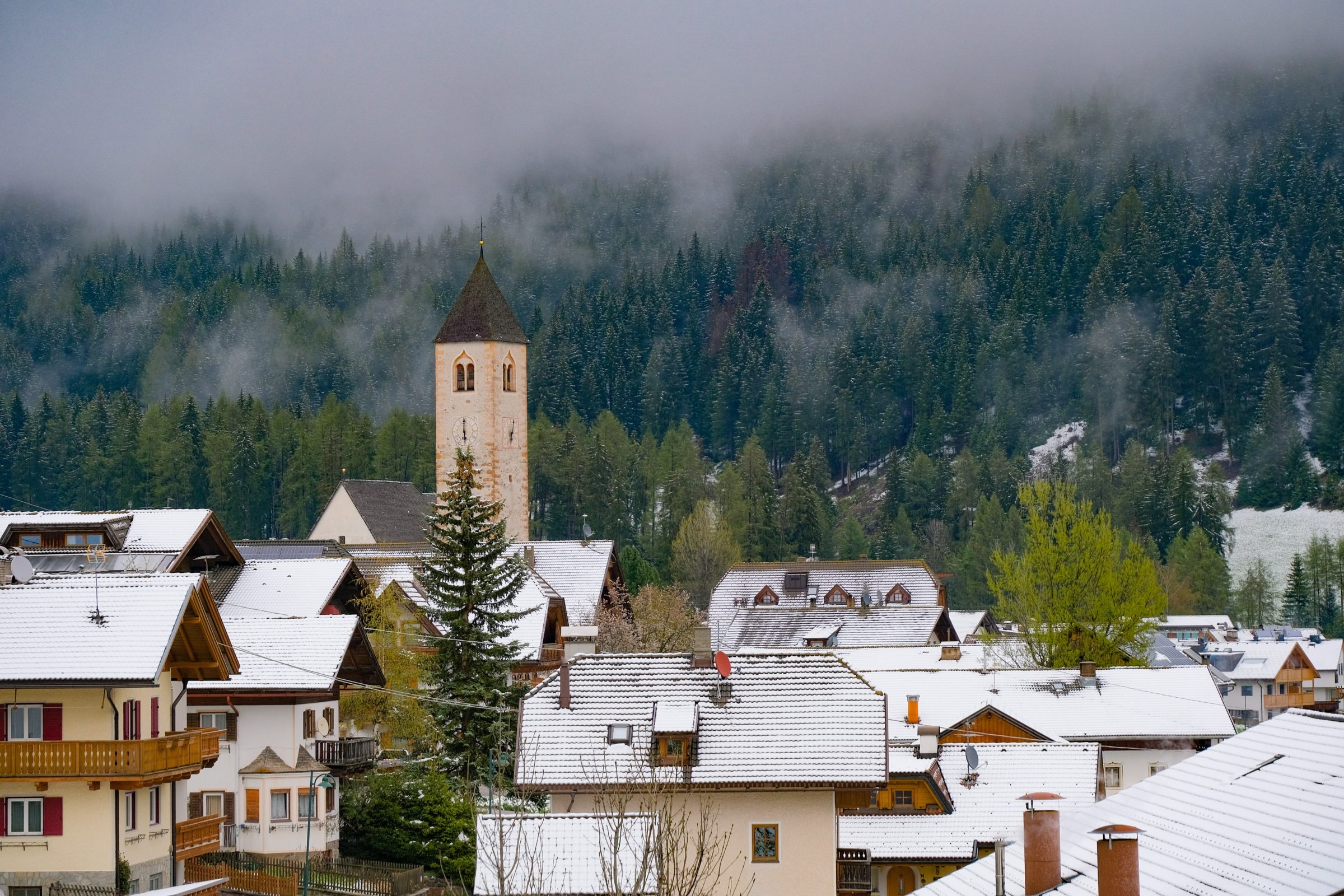 Het dorp bij het Roter Hahn verblijf | Zuid-Tirol