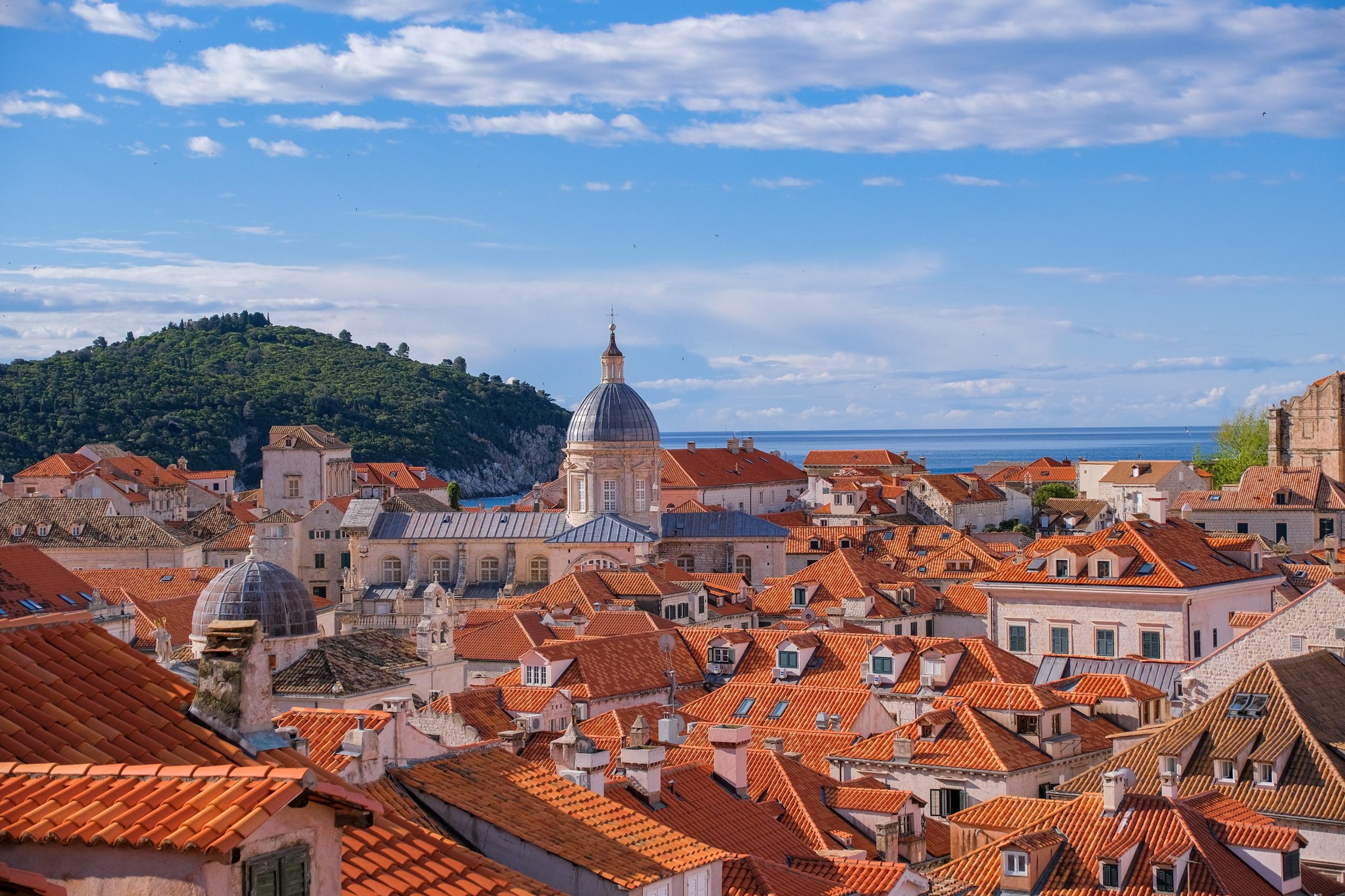 Uitzicht over Dubrovnik Old Town vanaf het Villa St. Vitus appartement