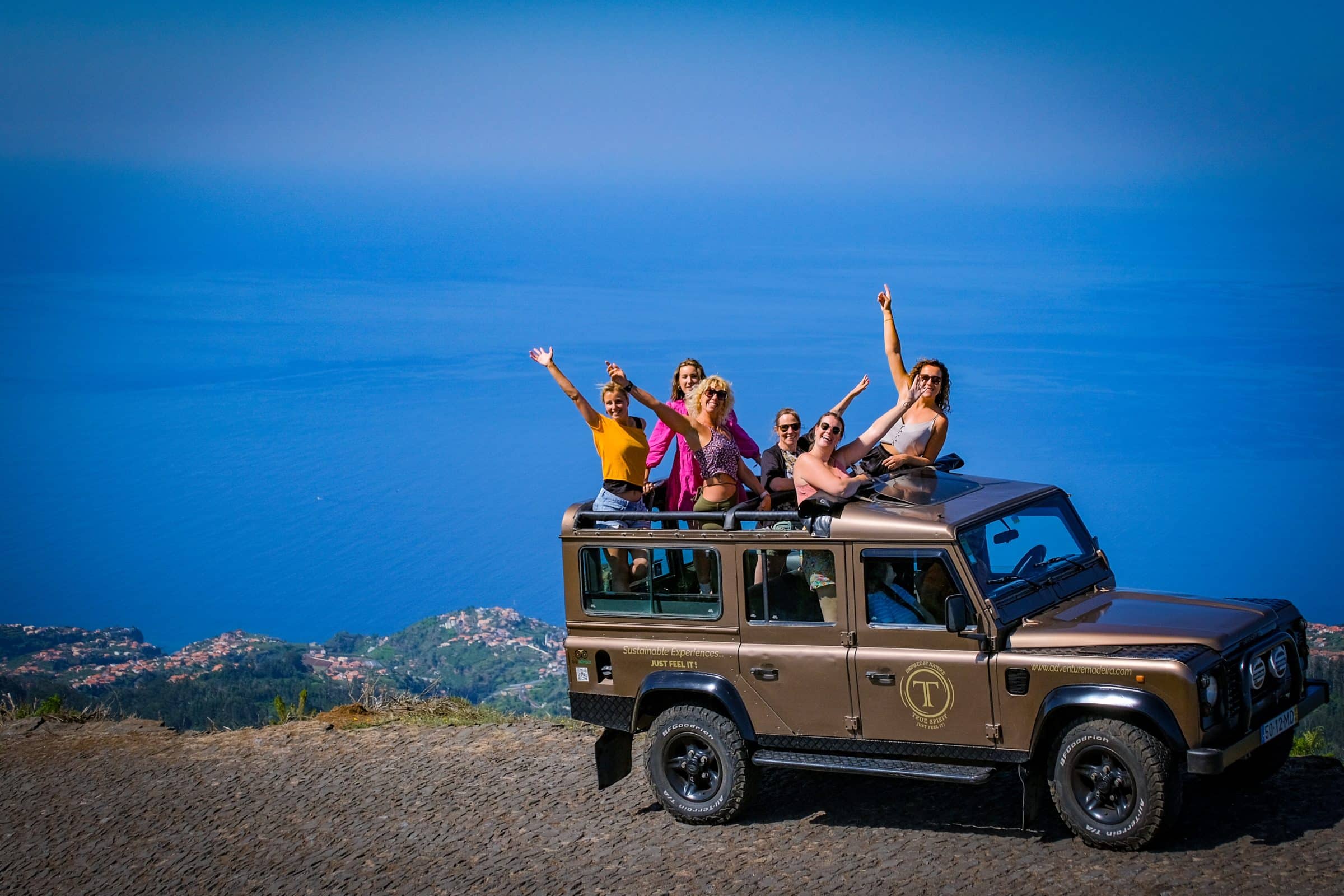 Gezelligheid tijdens de Jeep tour op Madeira