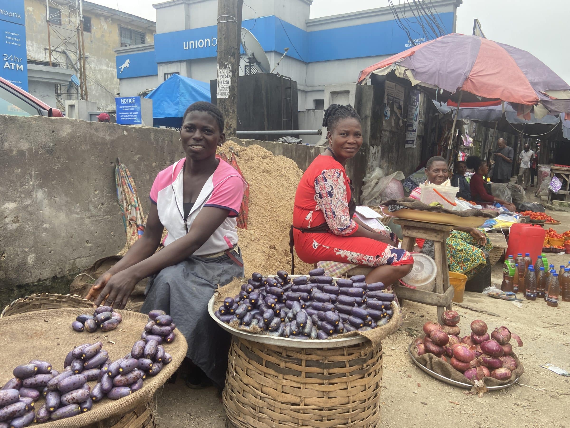 En el mercado de Port Harcourt