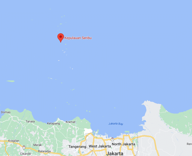 Thousand Islands op Google Maps