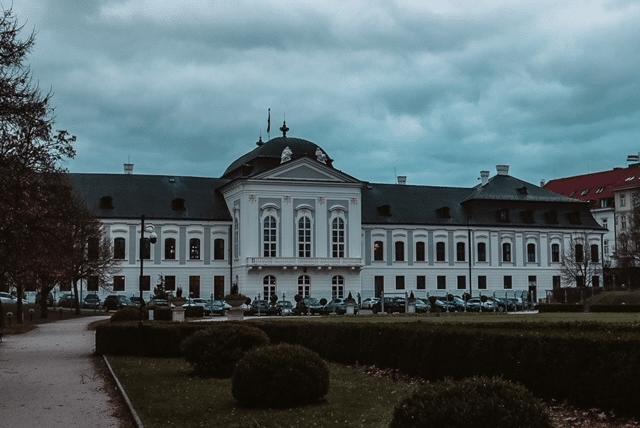 Het presidentieel paleis van Slowakije