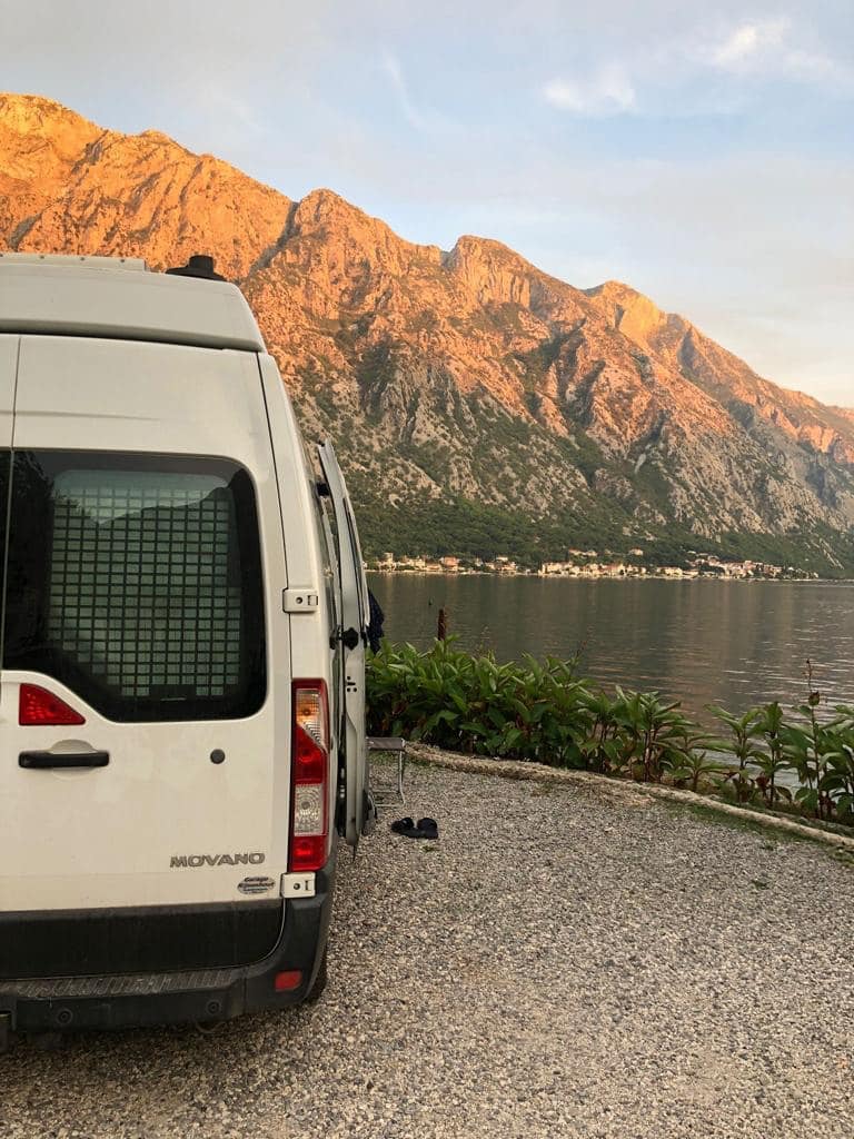 #Vanlife @baai van Kotor, Montenegro