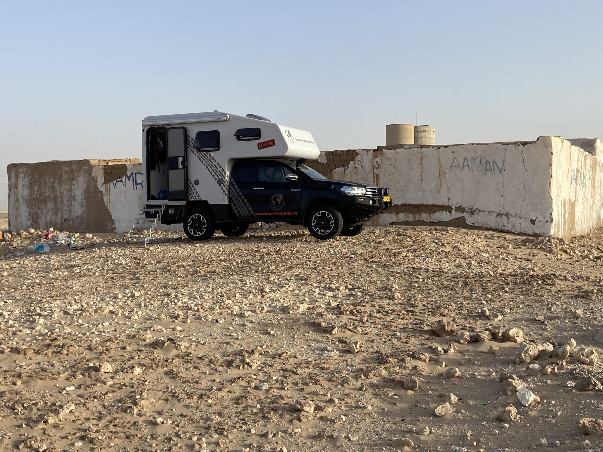 Boulenoir, ons eerste overnachtingsplekje | Overlanden in Mauritanië