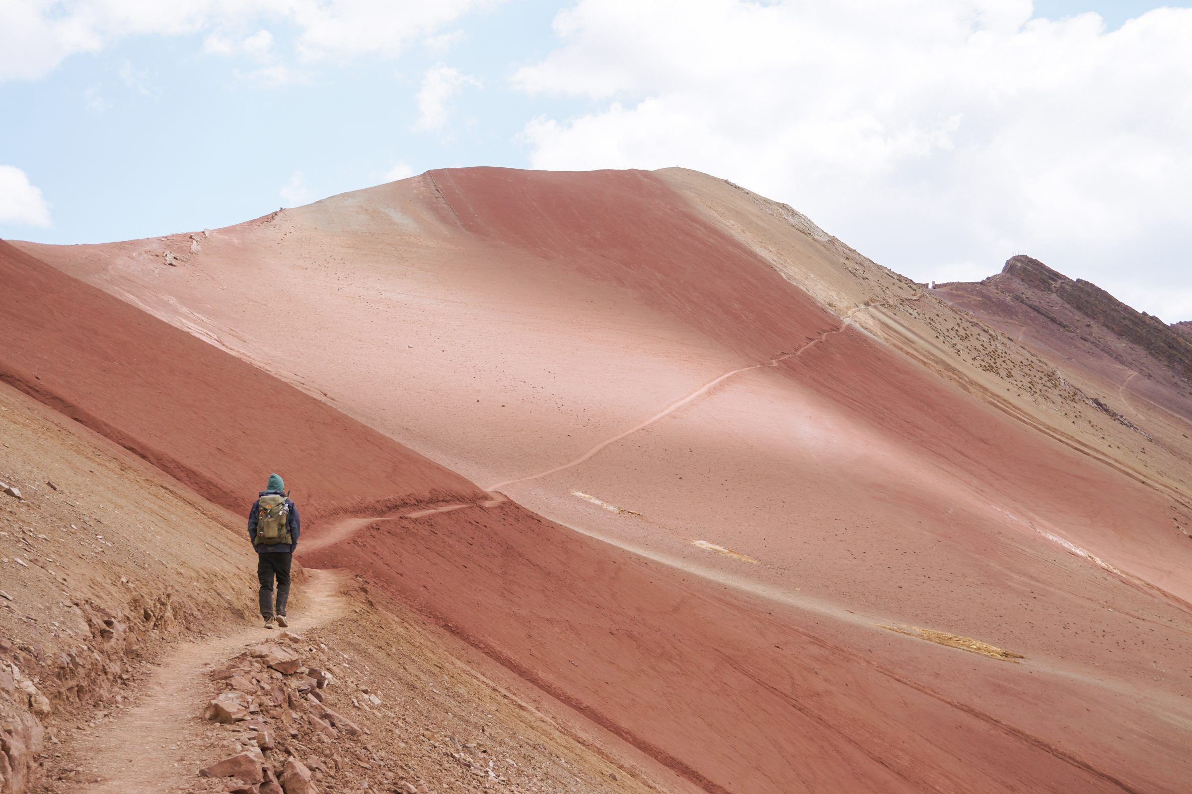 De terugweg van Rainbow Mountain, langs Red Valley | Cusco Peru