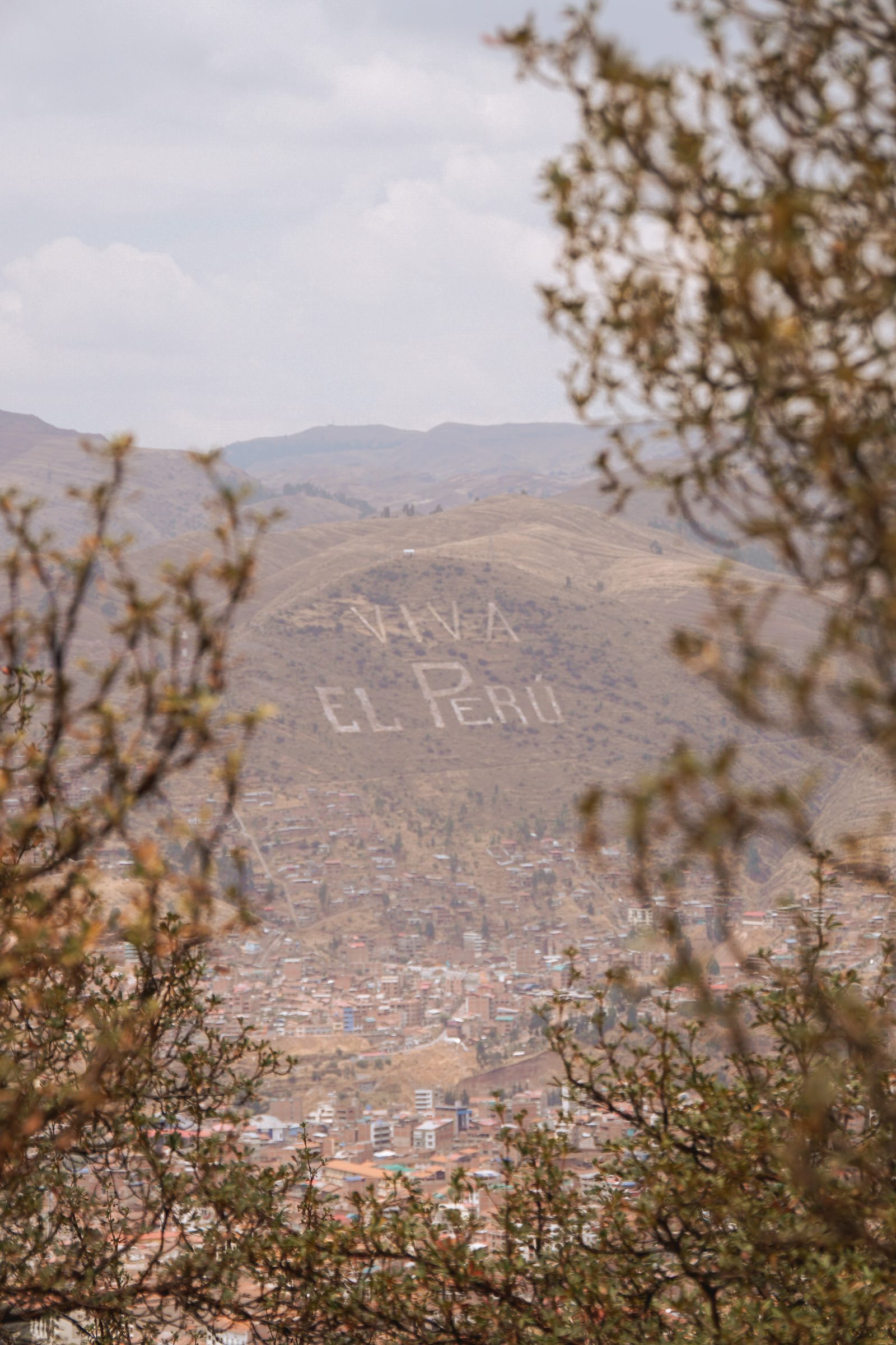 Uitzicht op Cusco vanaf Christo Blanca