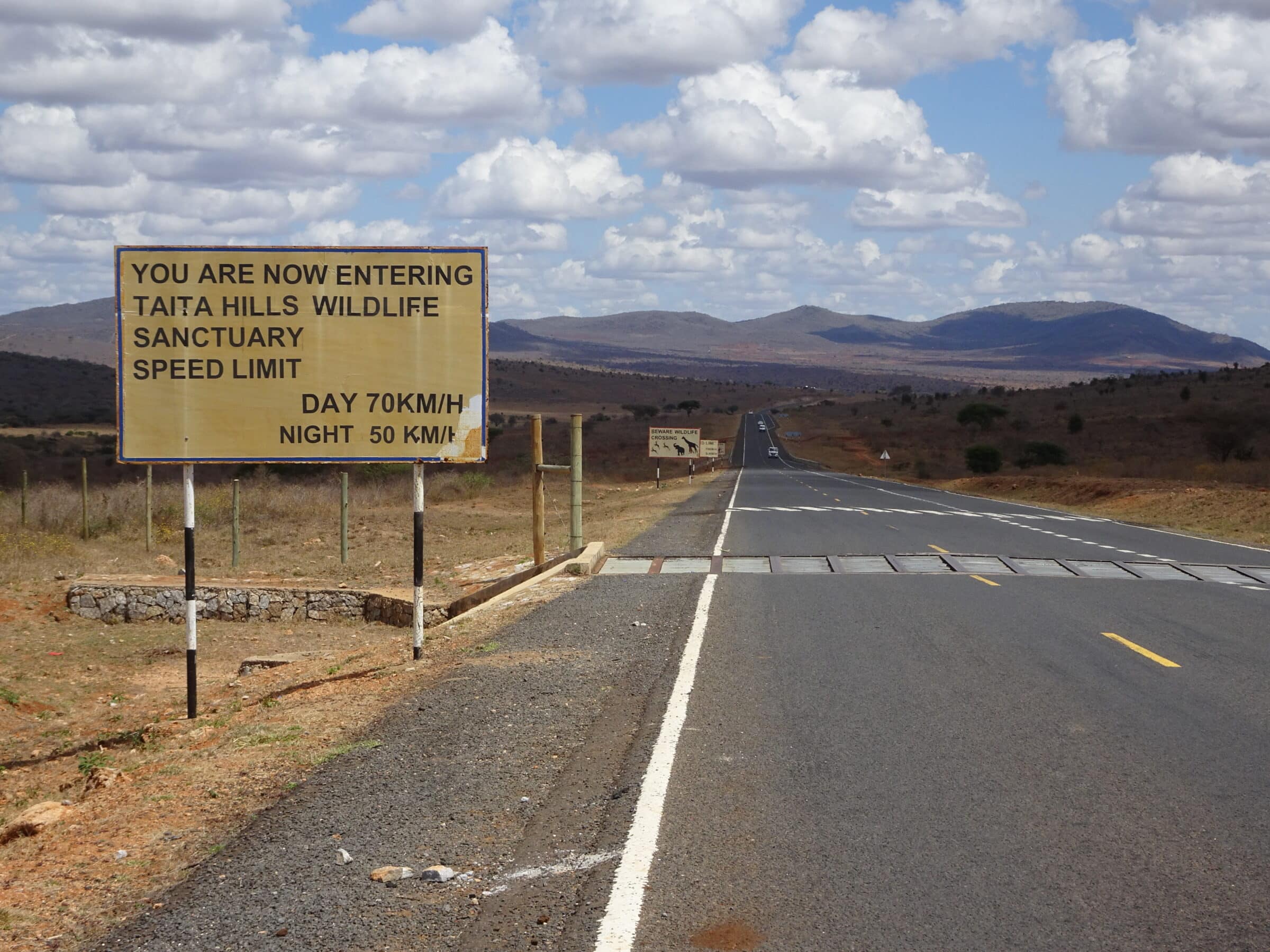 The wildlife roster for Taita Hills Wildlife Sanctuary