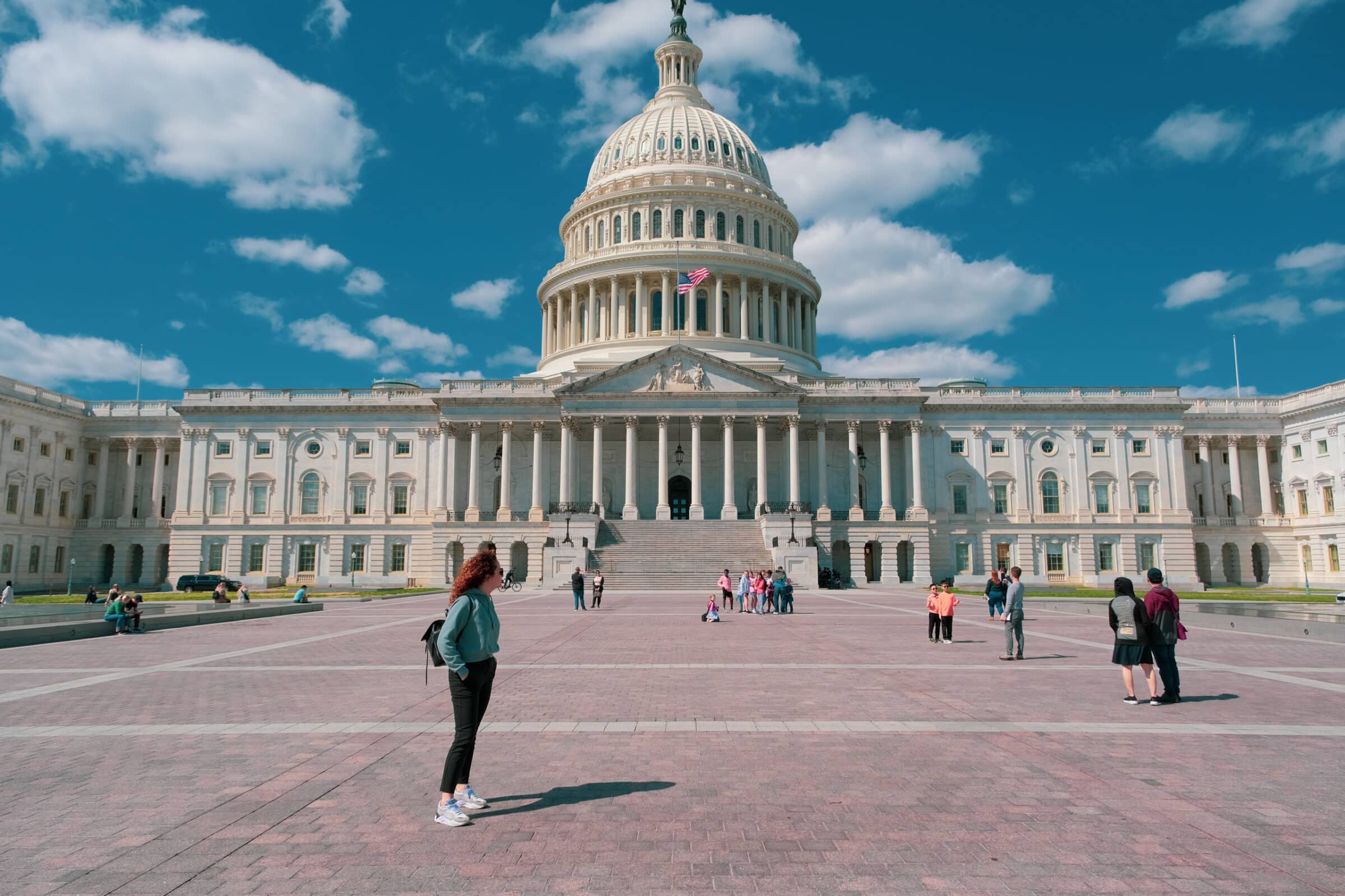 Il Campidoglio, si può fotografare solo la parte centrale | Guida di viaggio di Washington DC