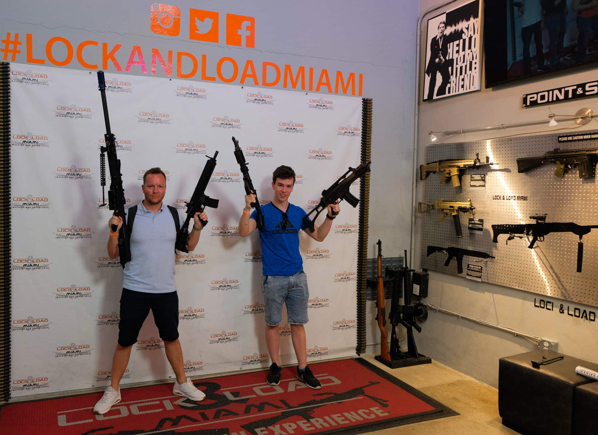 Choose your weapons | Chris en Niek bij Lock & Load Miami