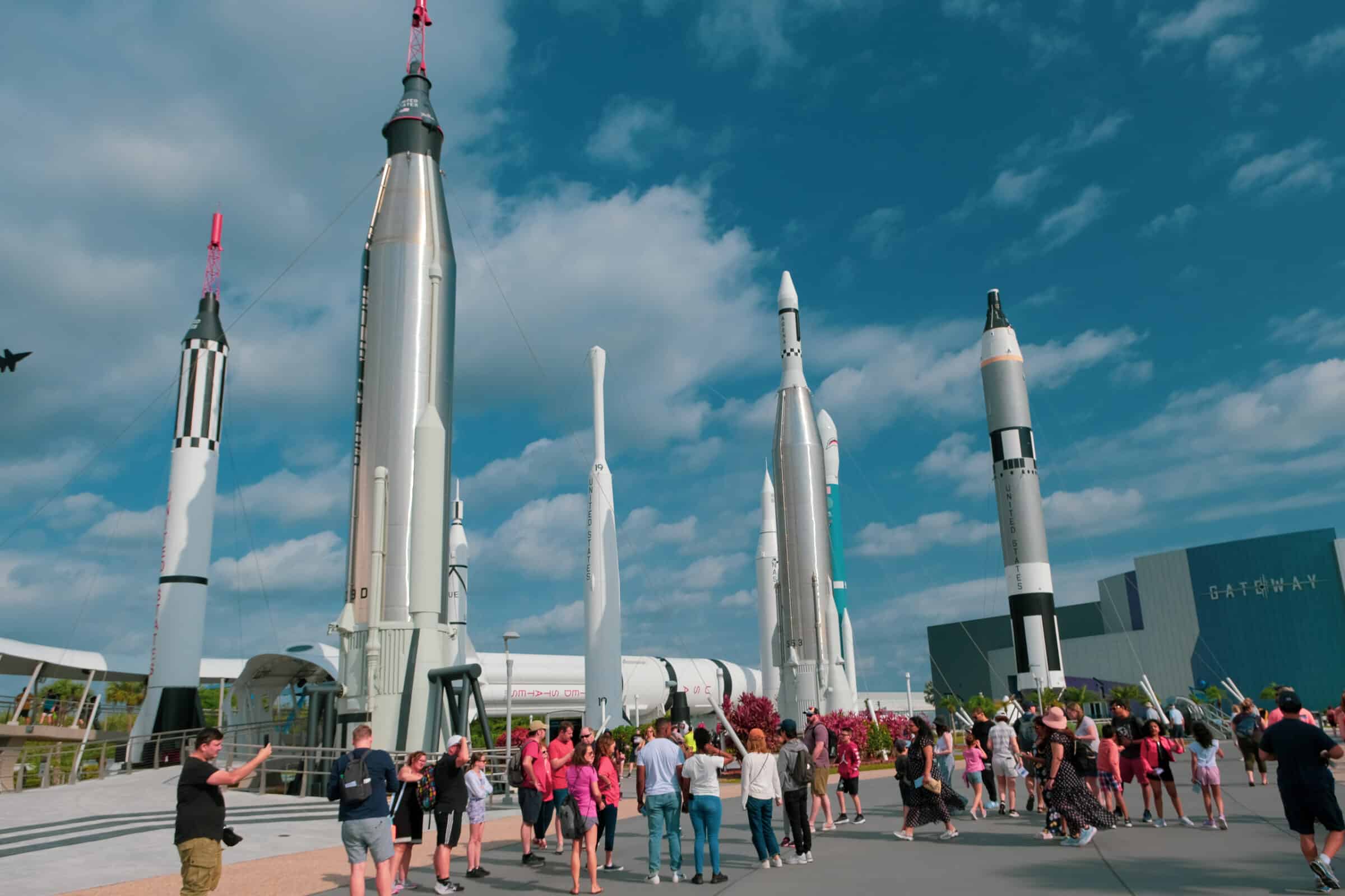 Jardim de foguetes | Centro Espacial Kennedy