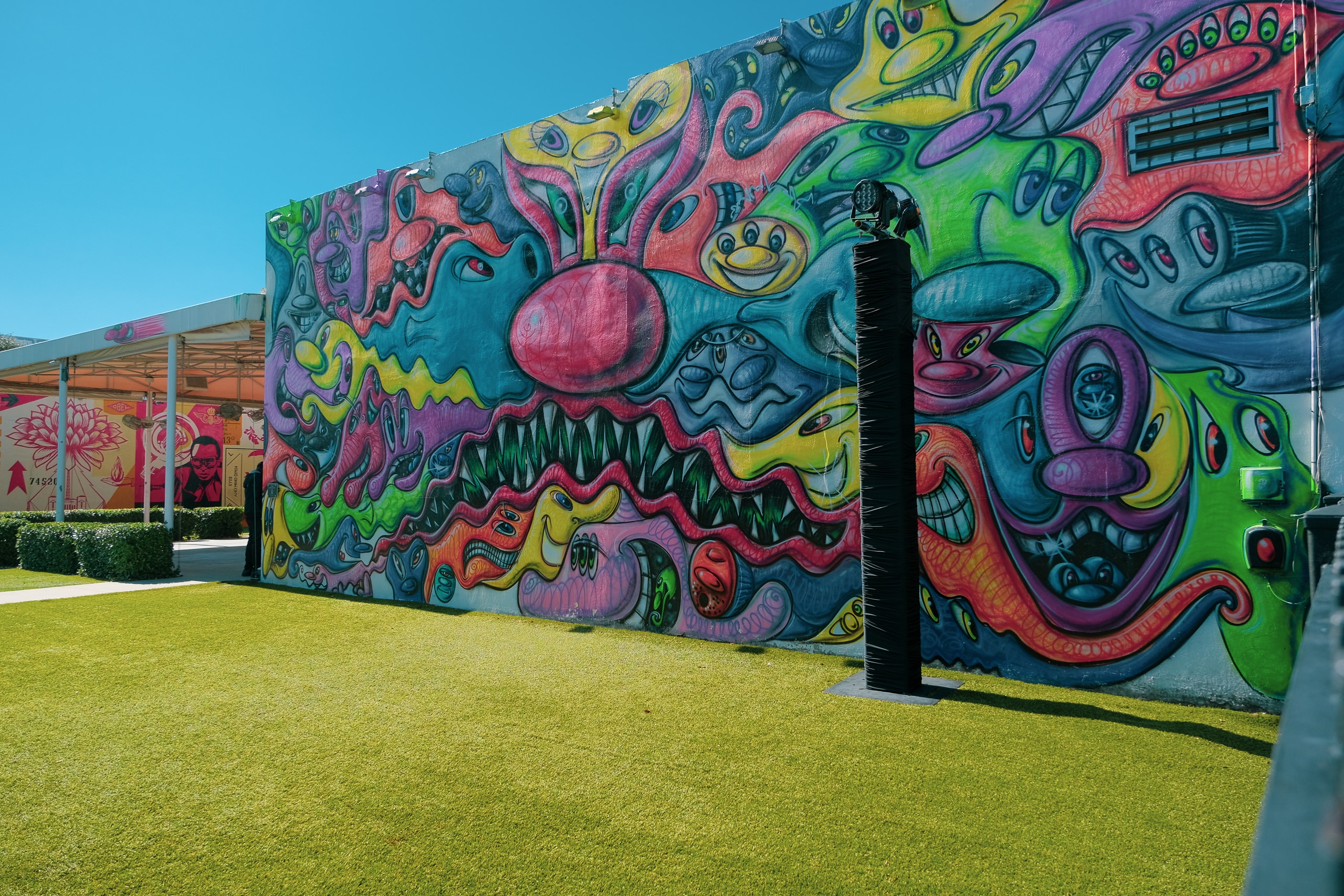 Ingang van de Wynwood Walls (openluchtmuseum met Street Art) | Wynwood, Miami