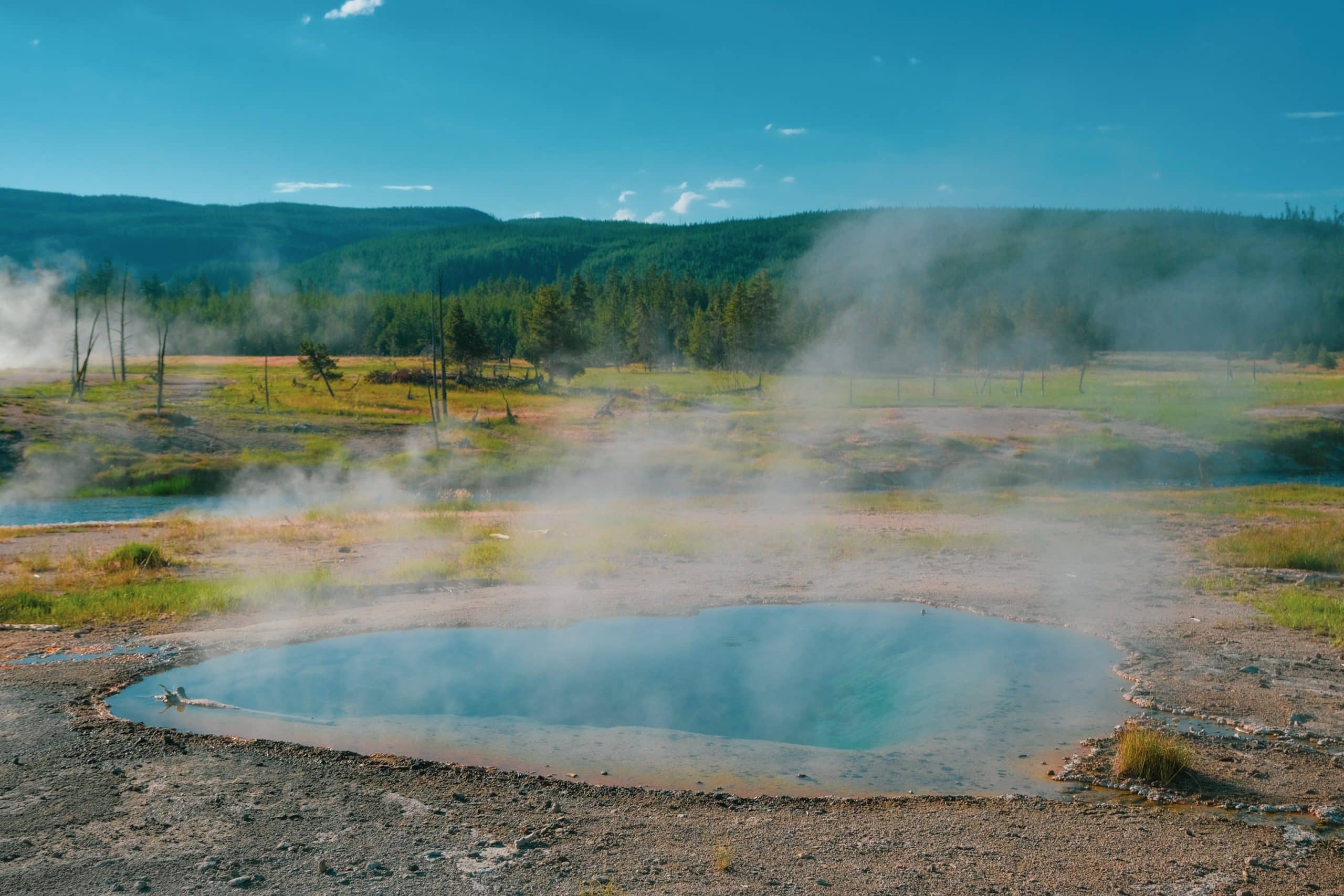 Yellowstone Nasionale Park| Boonste Geyserkom