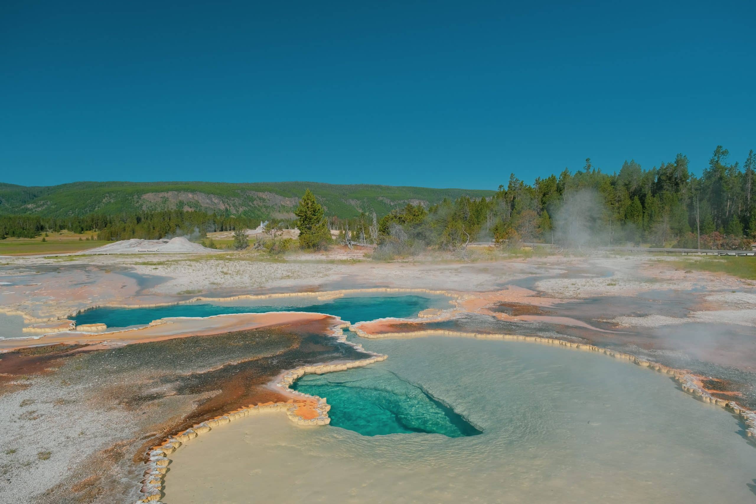 Yellowstone Nasionale Park| Boonste Geyserkom