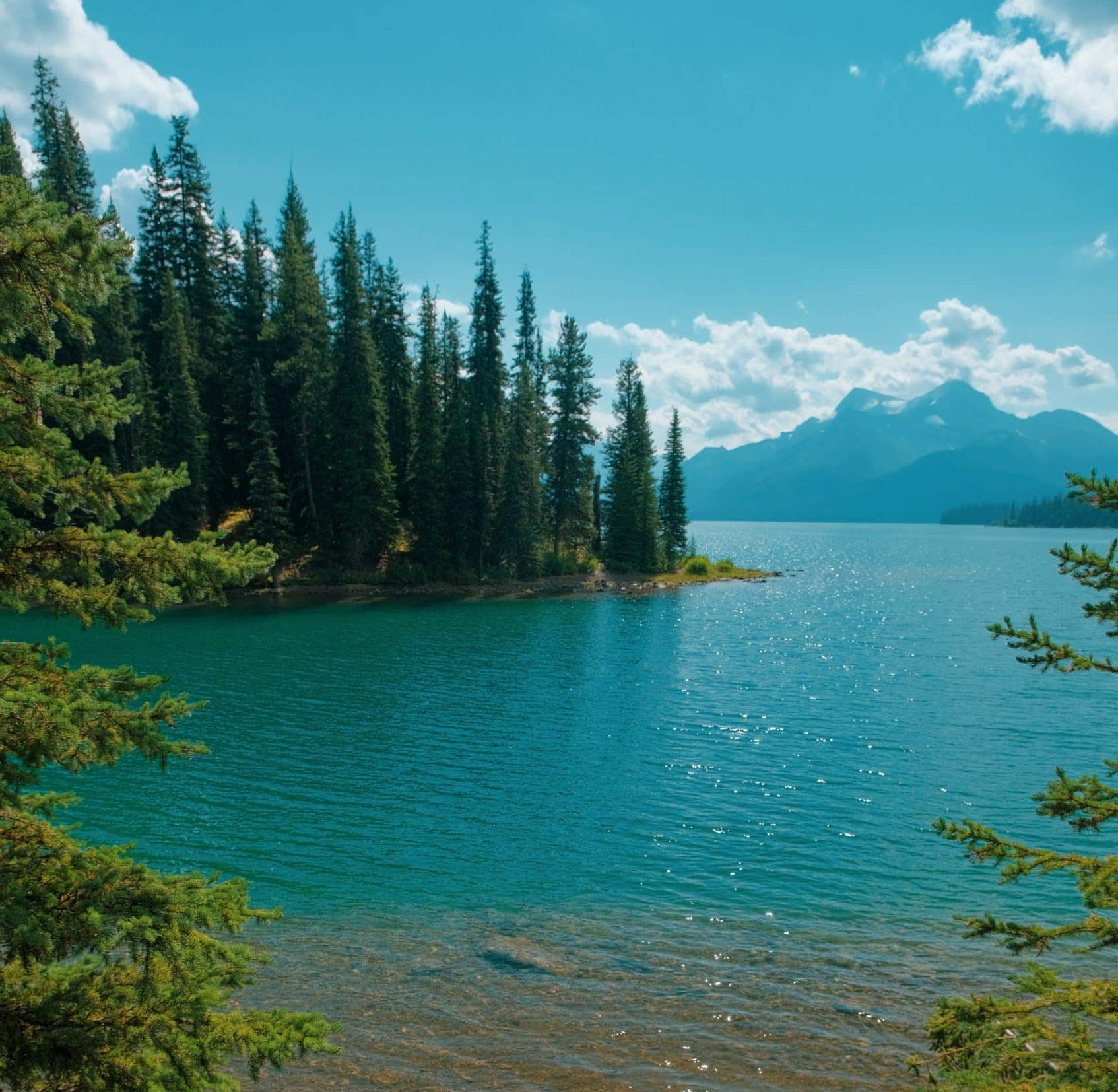 Les eaux bleues du lac Maligne | Conseils pour le parc national de Jasper