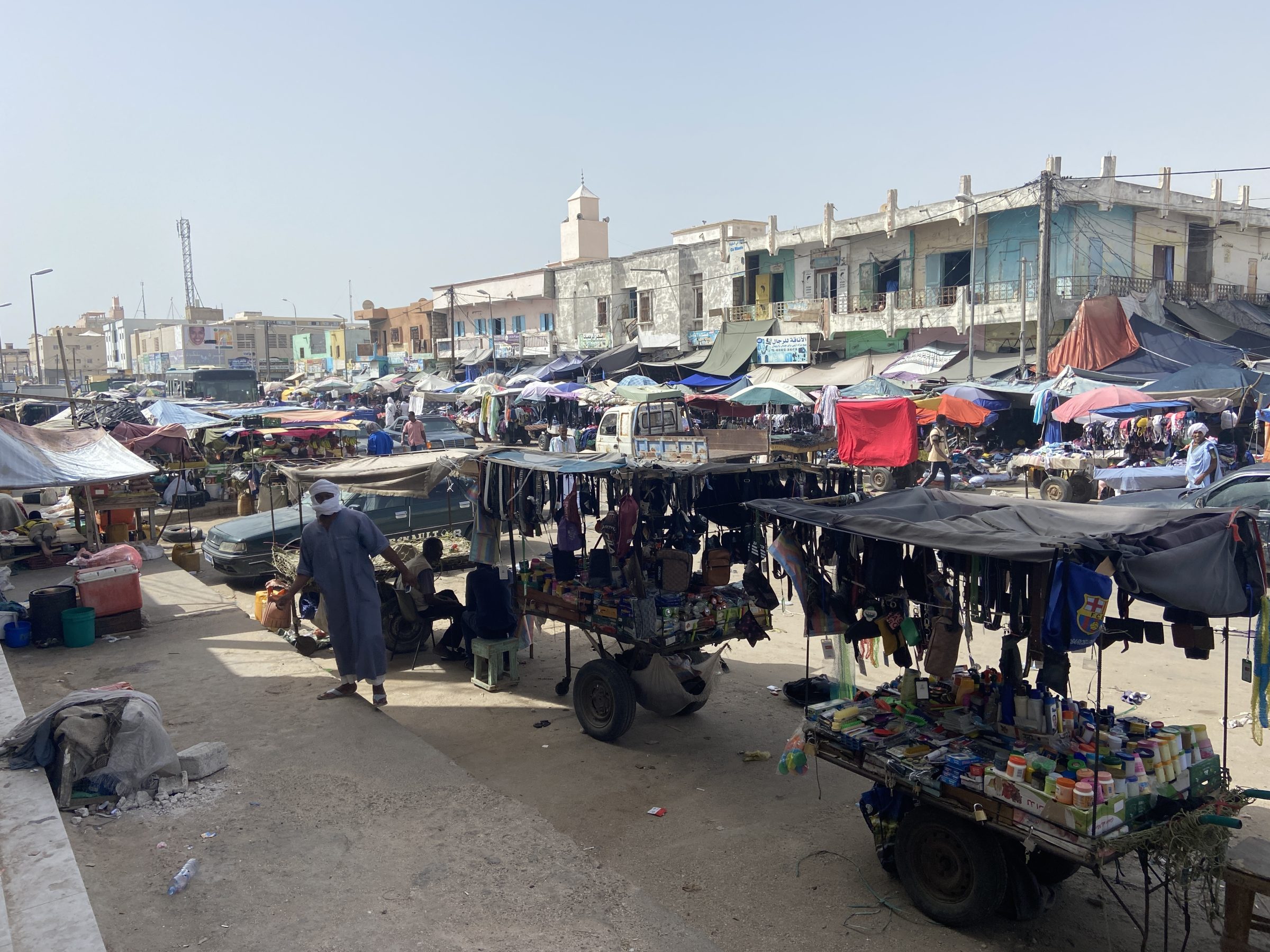 De markt in Nouakchott
