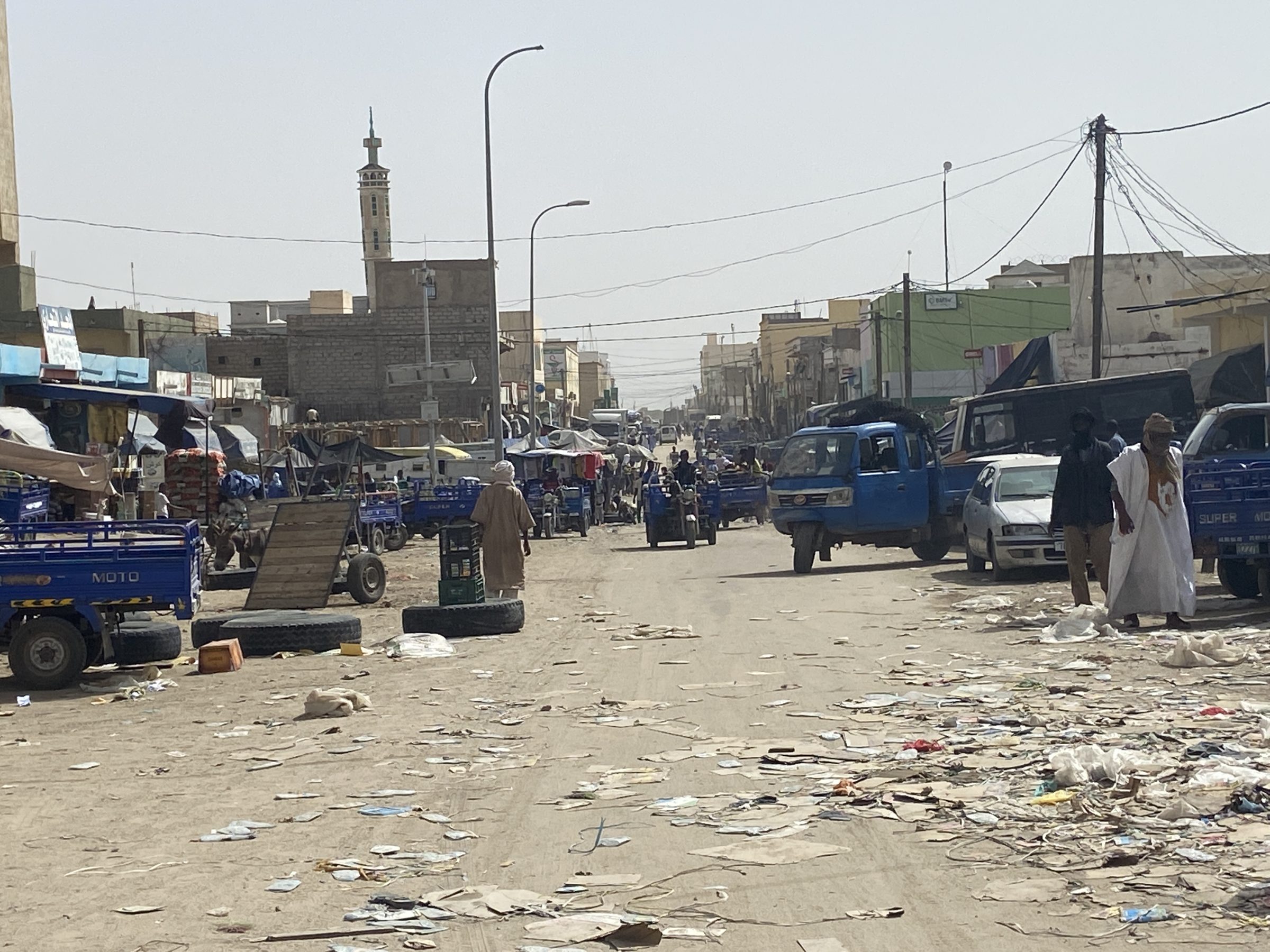 Een straat in Nouakchott