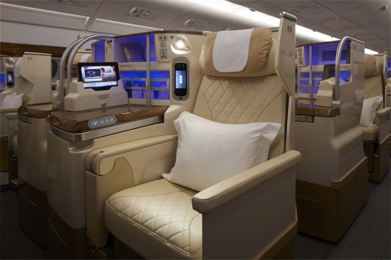 Emirates airbus a380 business class