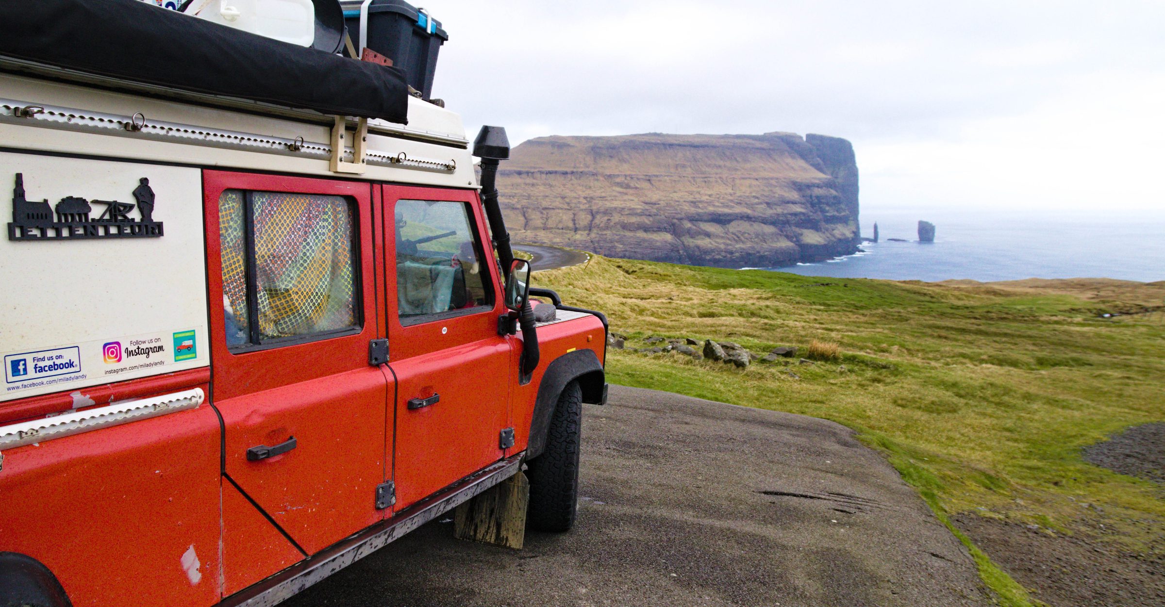 The Milady Landy Landrover in the Faroe Islands