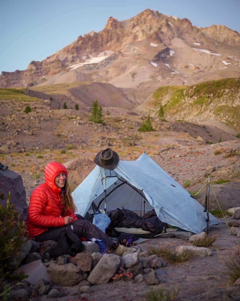Ilse en haar tent | Pacific Crest Trail - Inpaklijst, voorbereidingen en tips