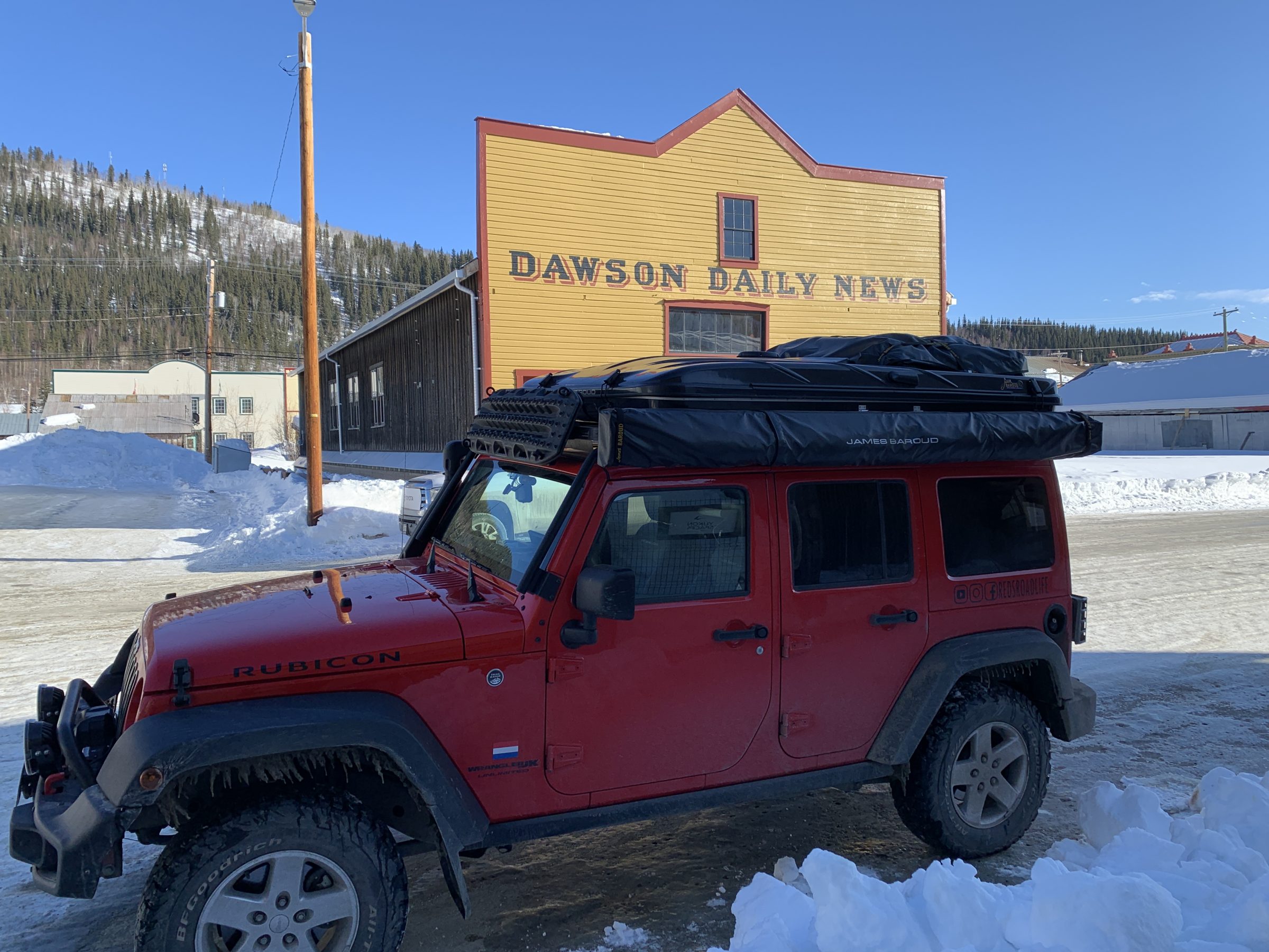 Het pittoreske en steenkoude plaatsje Dawson City | Dempster Highway