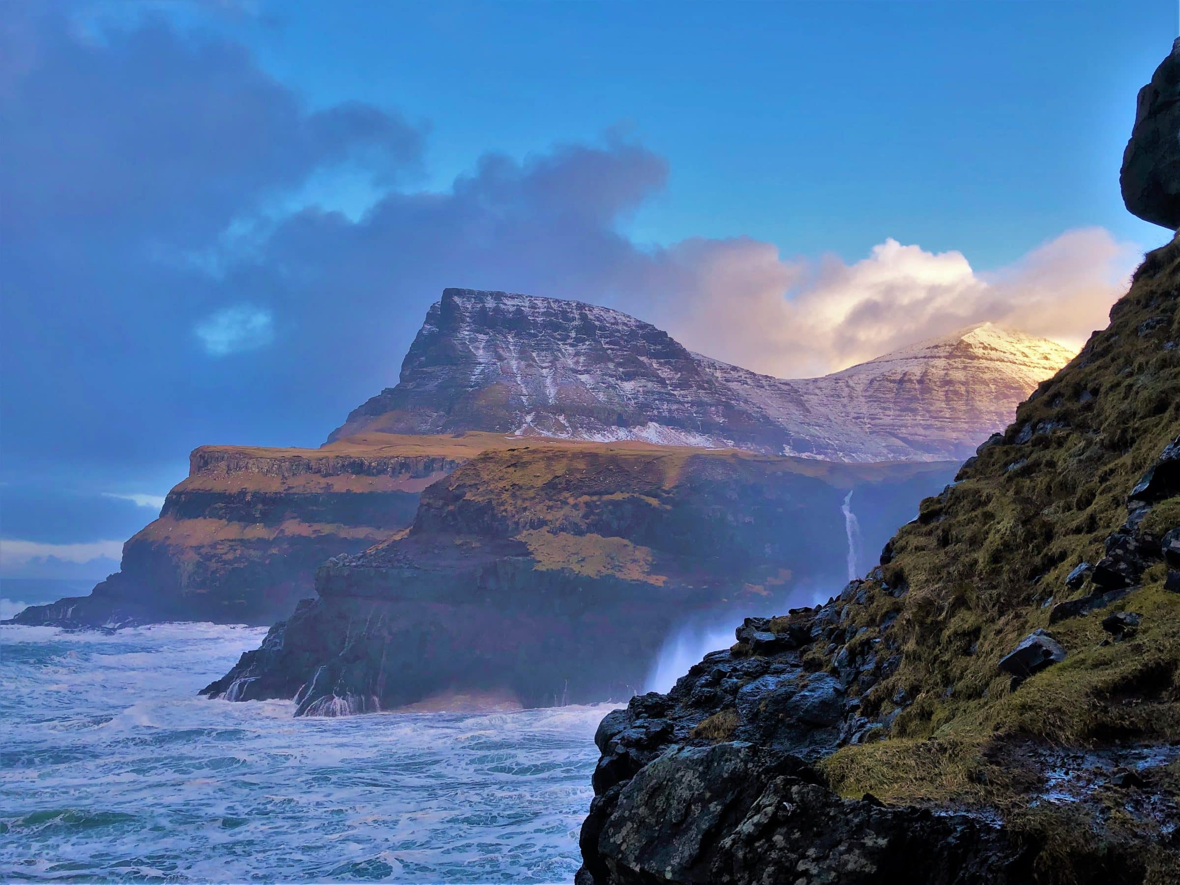 Ruig landschap op de Faeröer eilanden