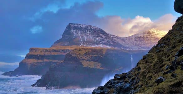 Faeröer eilanden ferry overtocht - giljanus