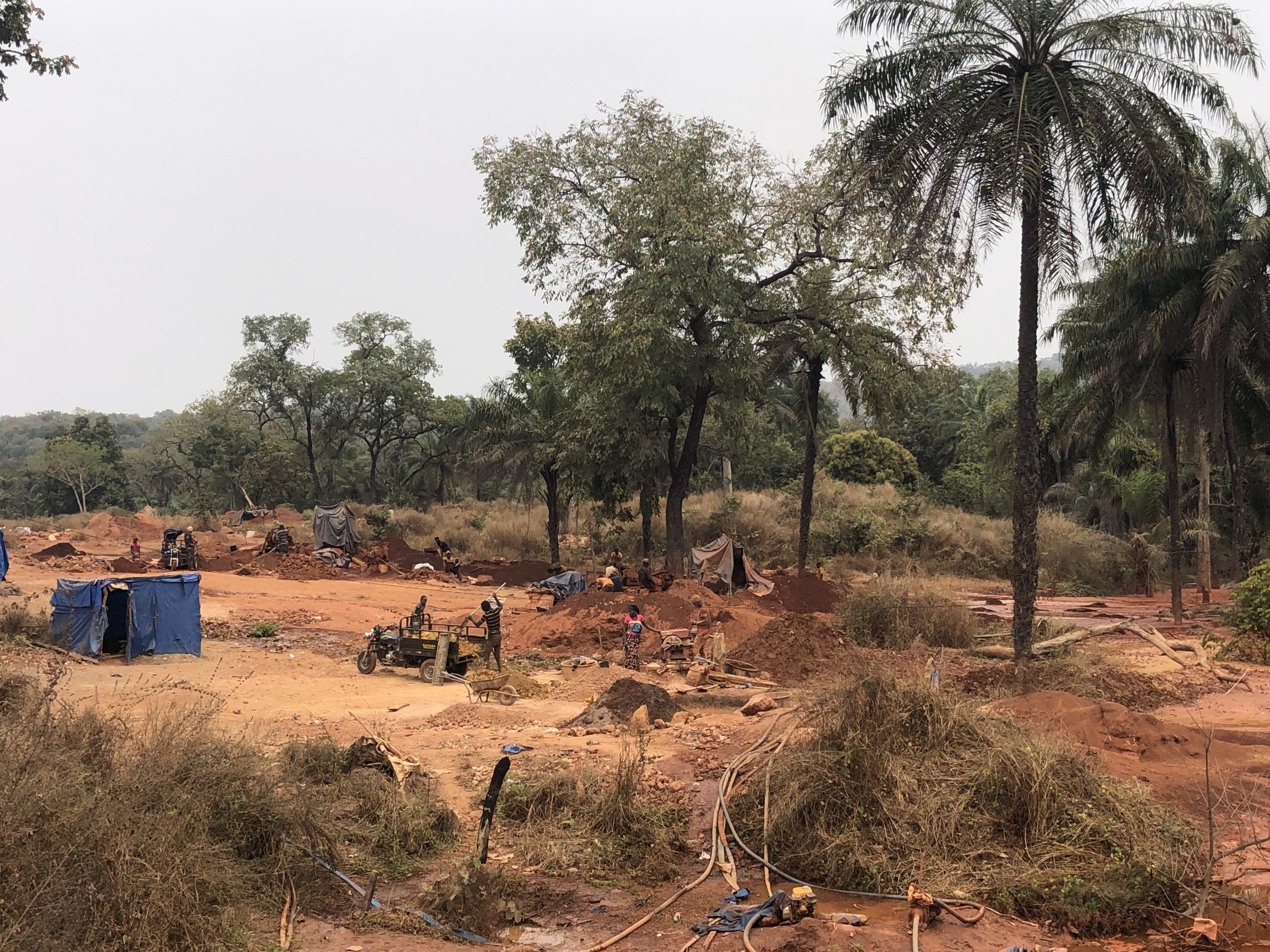 Het werkterrein | Overlanden in Guinee