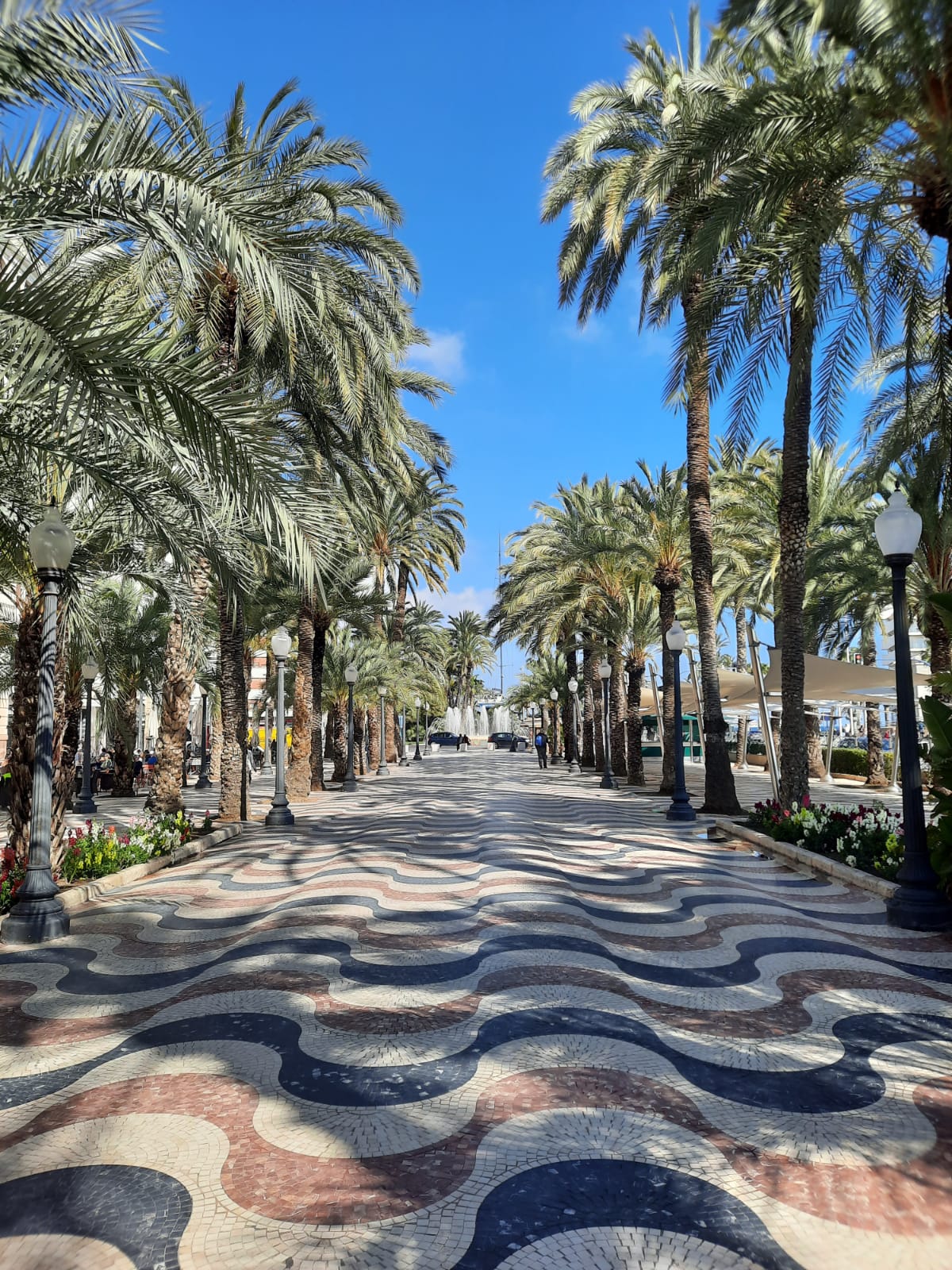 De boulevard in Alicante