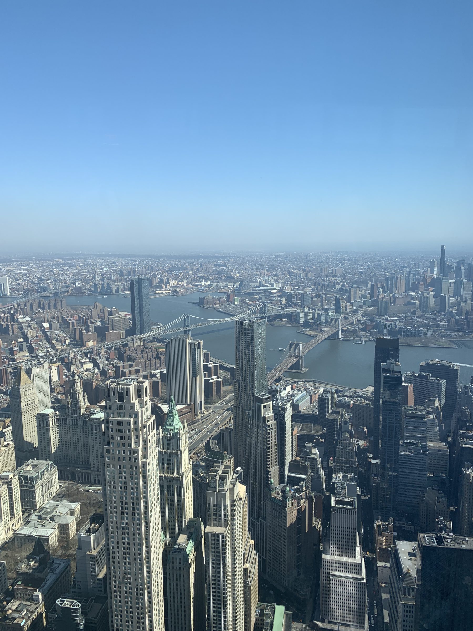 Het uitzicht vanaf One World Trade Center