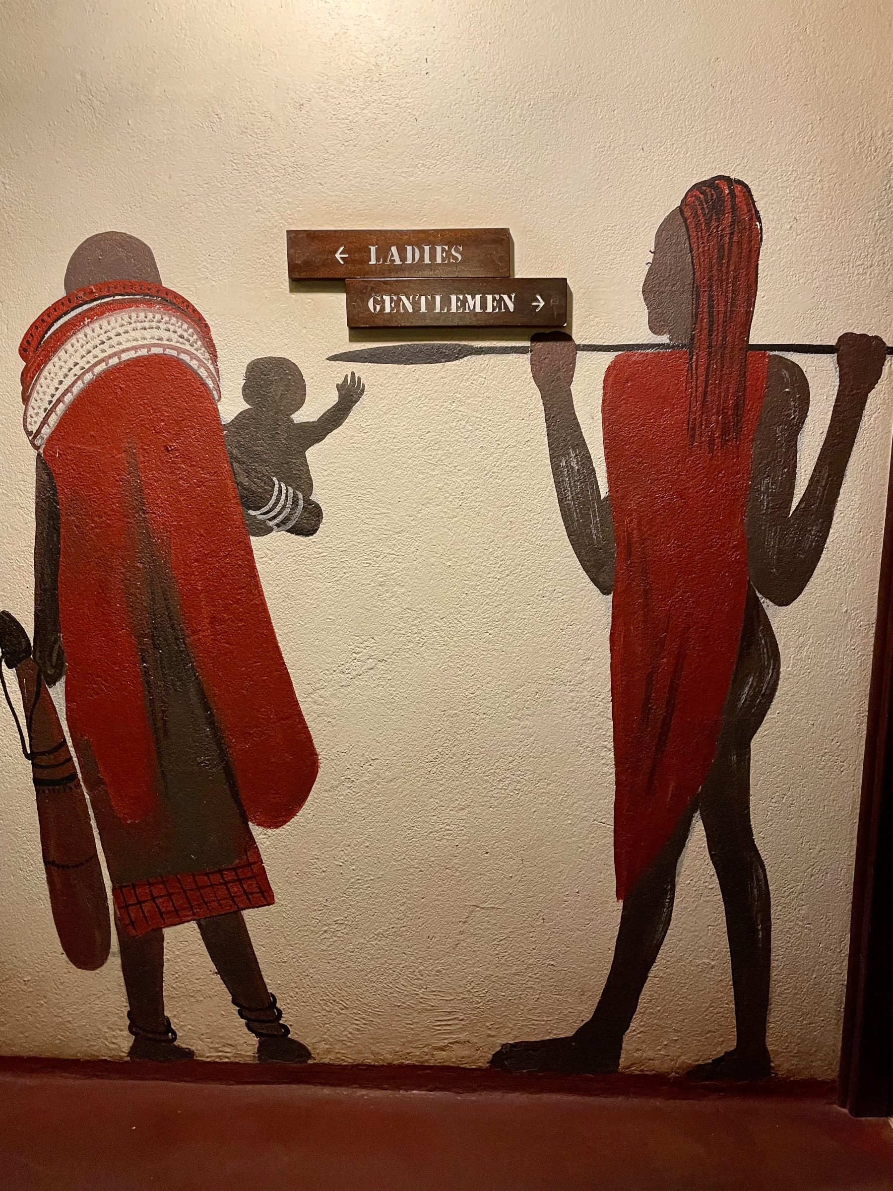 De toiletten van Serena Amboseli Safari Lodge
