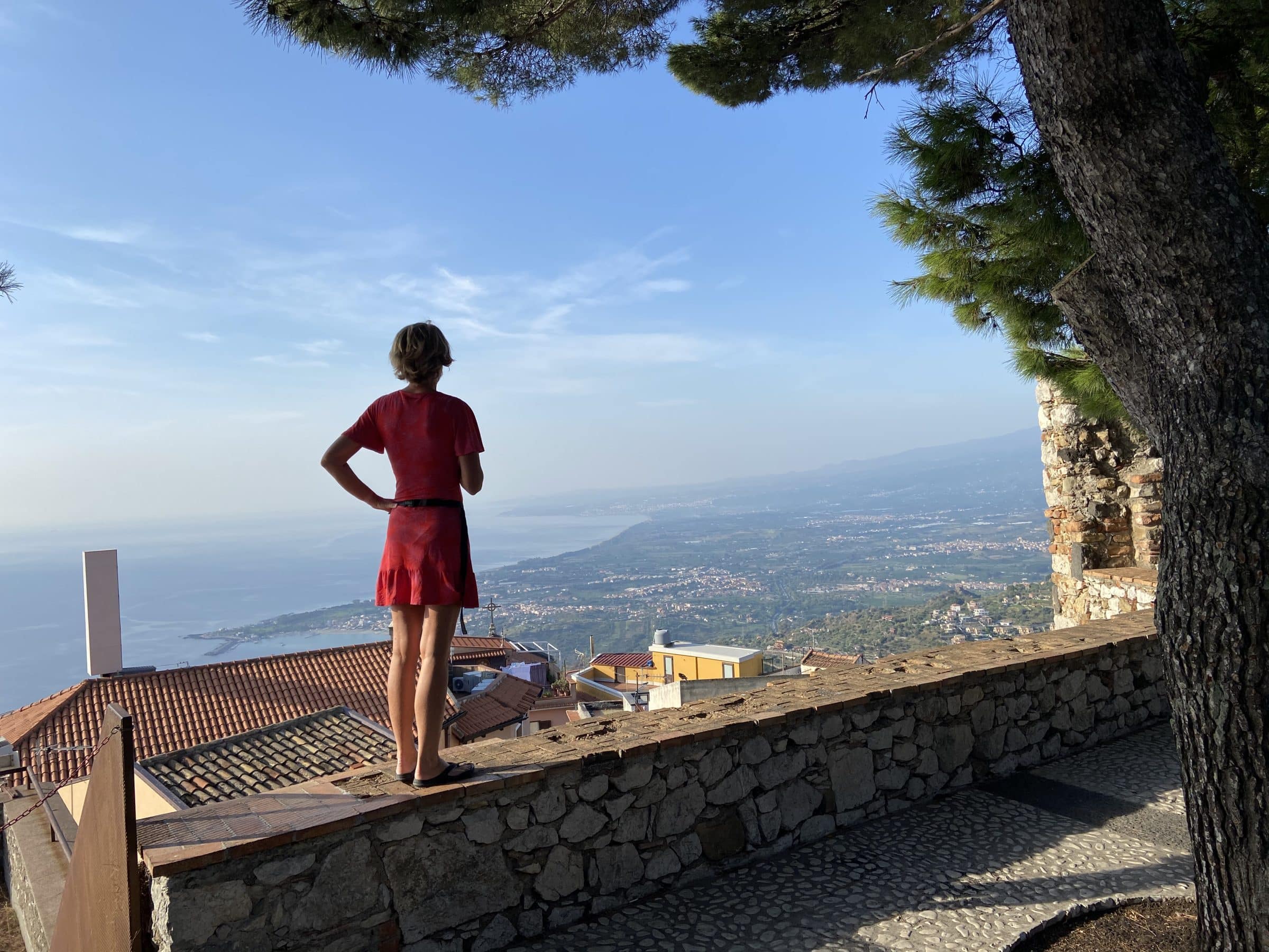 Uitzicht vanaf Castelmola