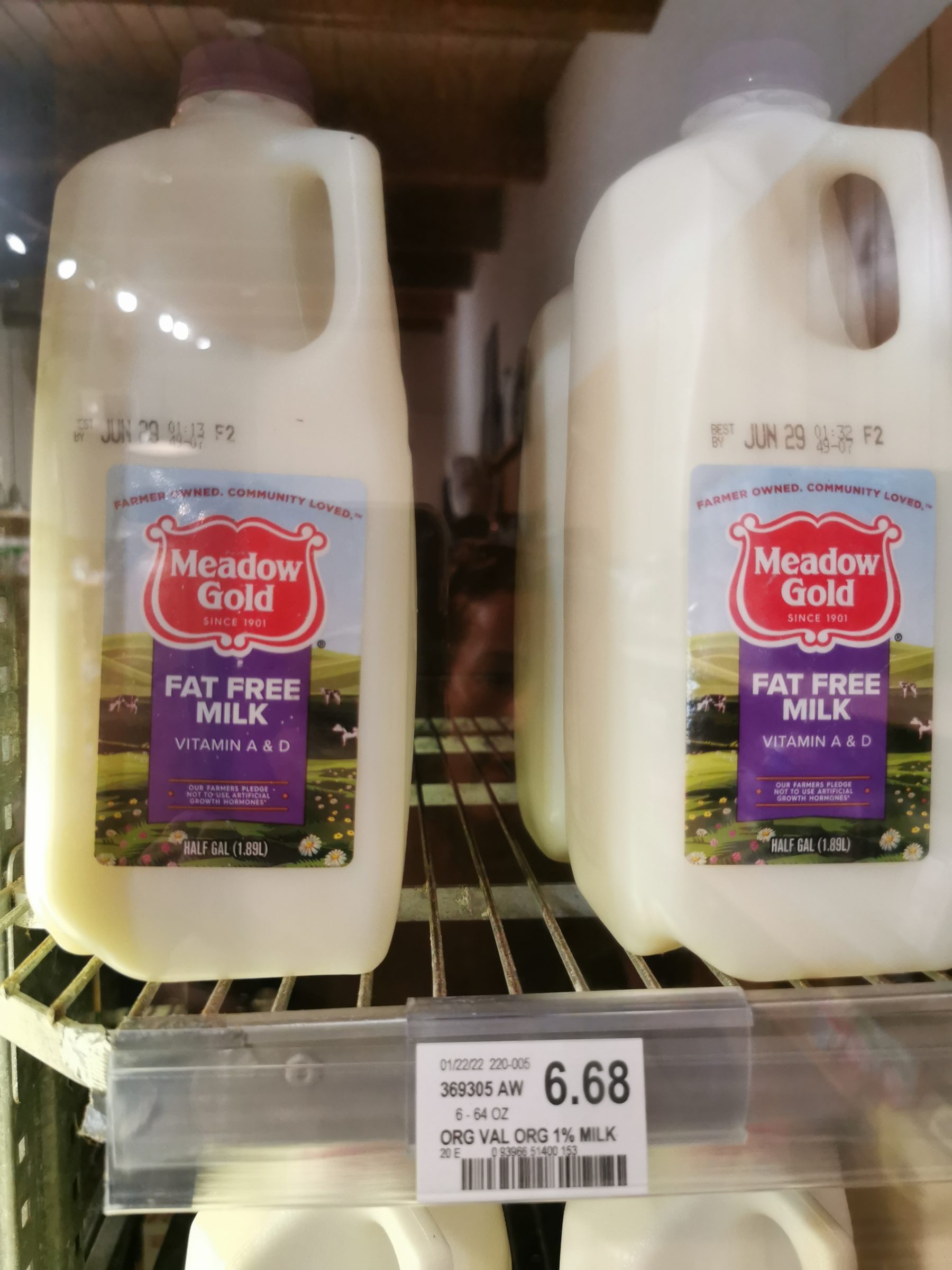 Melk kostte bijna 7 dollar voor 1,9 liter - er was geen andere winkel nabij in Colorado