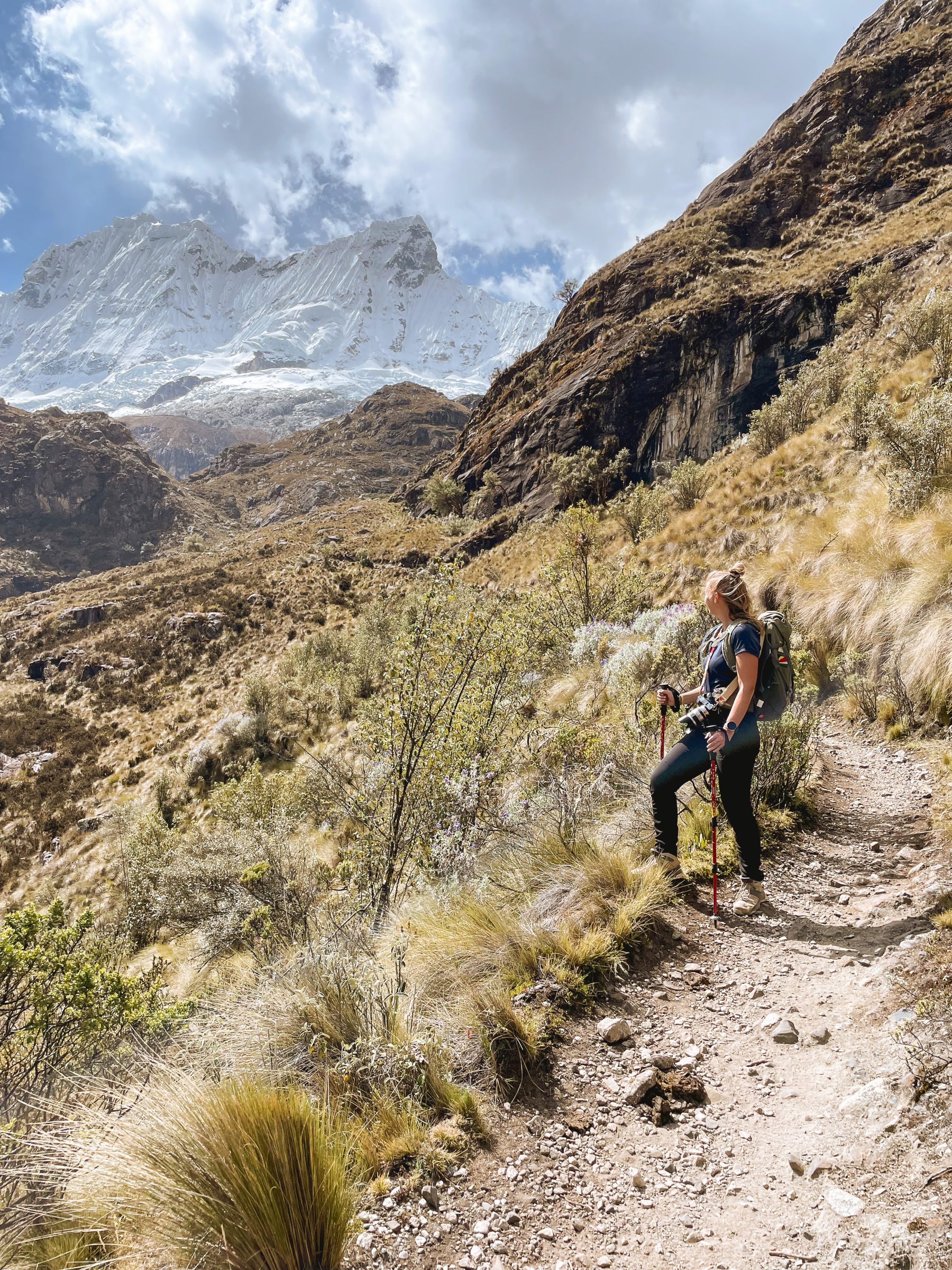 Mirando la ruta que ya hemos recorrido | Senderismo en Huaraz