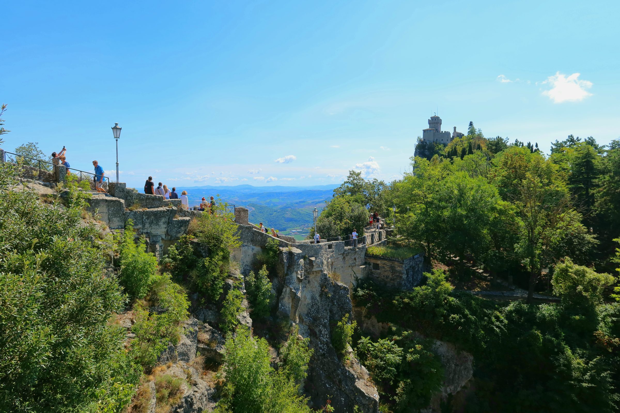 San Marino, een enclave binnen Italië