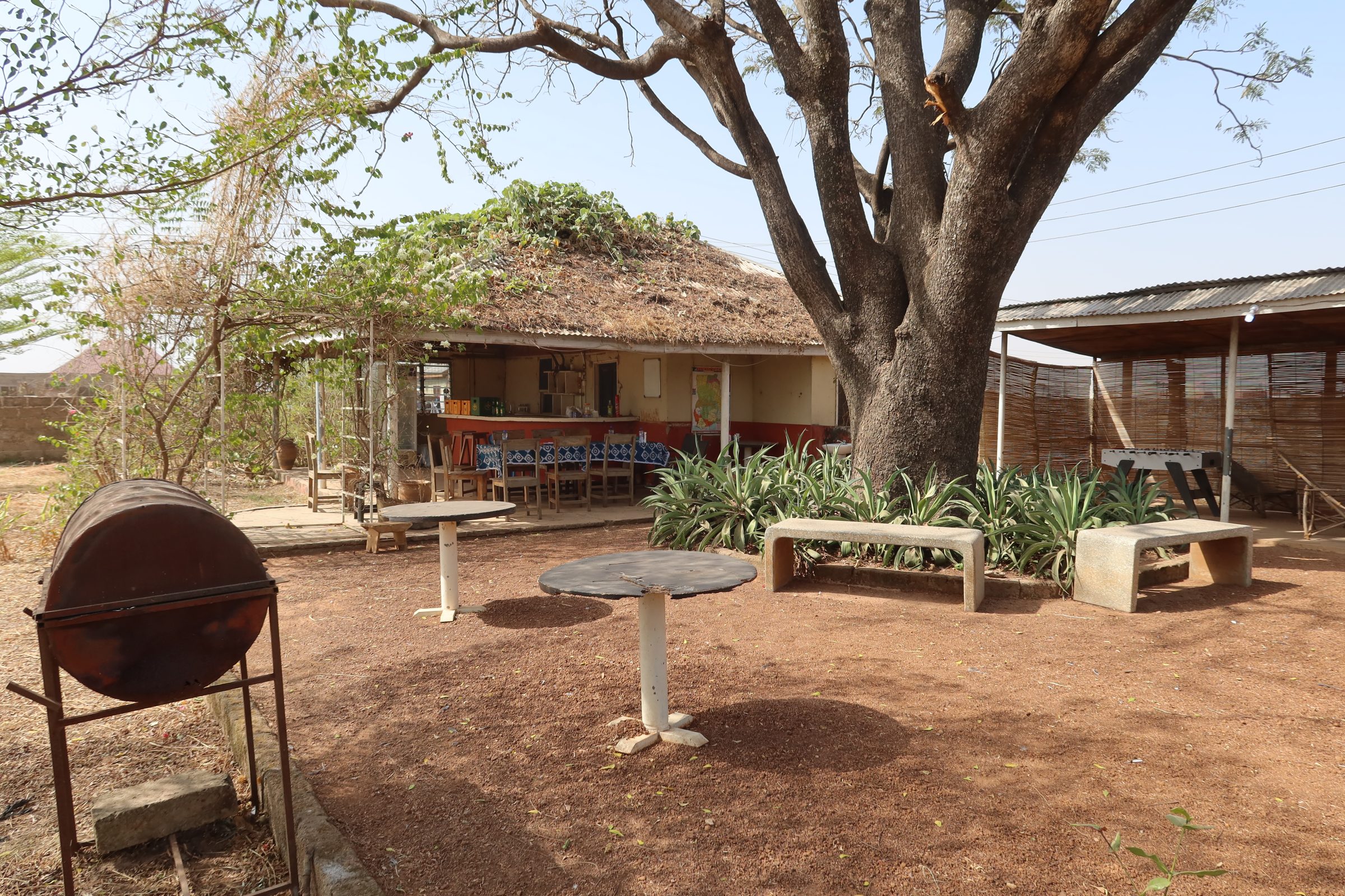 Een ander deel van de Dawadawa lodge in Tamale, Ghana.