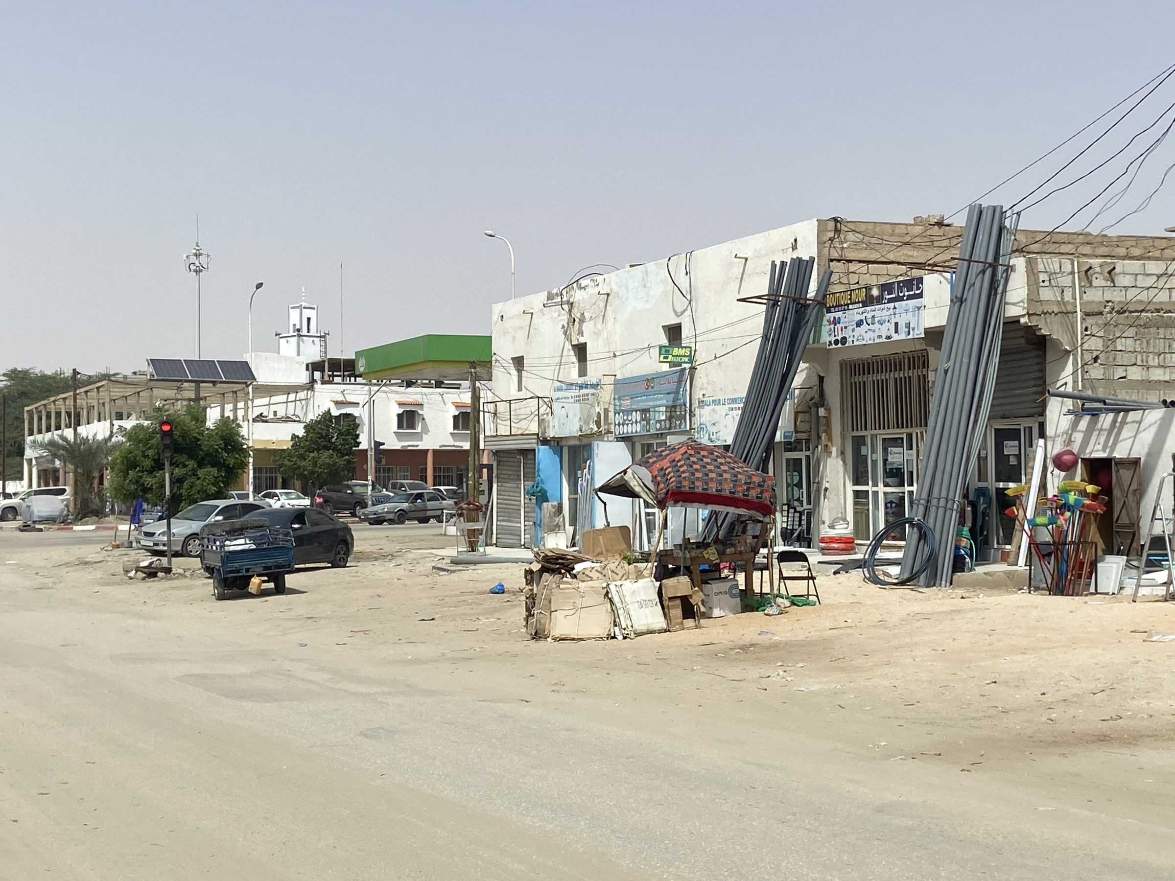 Een straat in Nouakchott