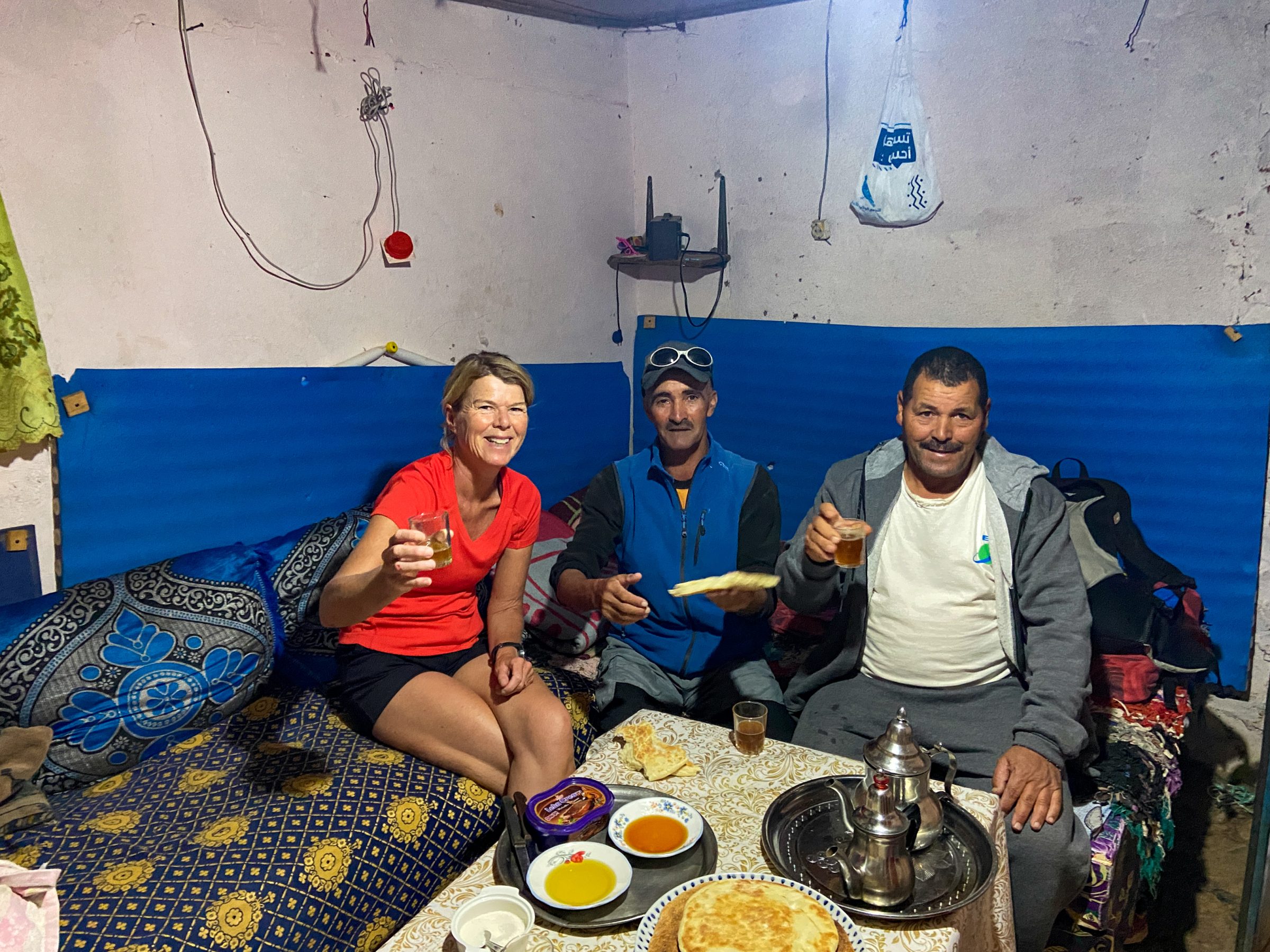 Op de thee bij berberfamilie
