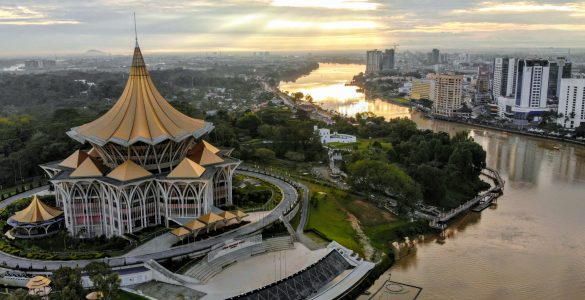 Overheidsgebouw-in-Kuching-Sarawak-Malaysia