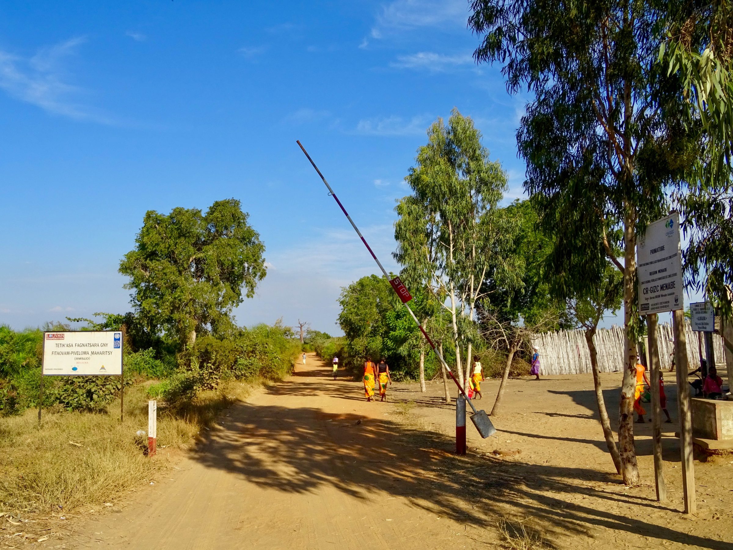 Slagboom in Beroboka