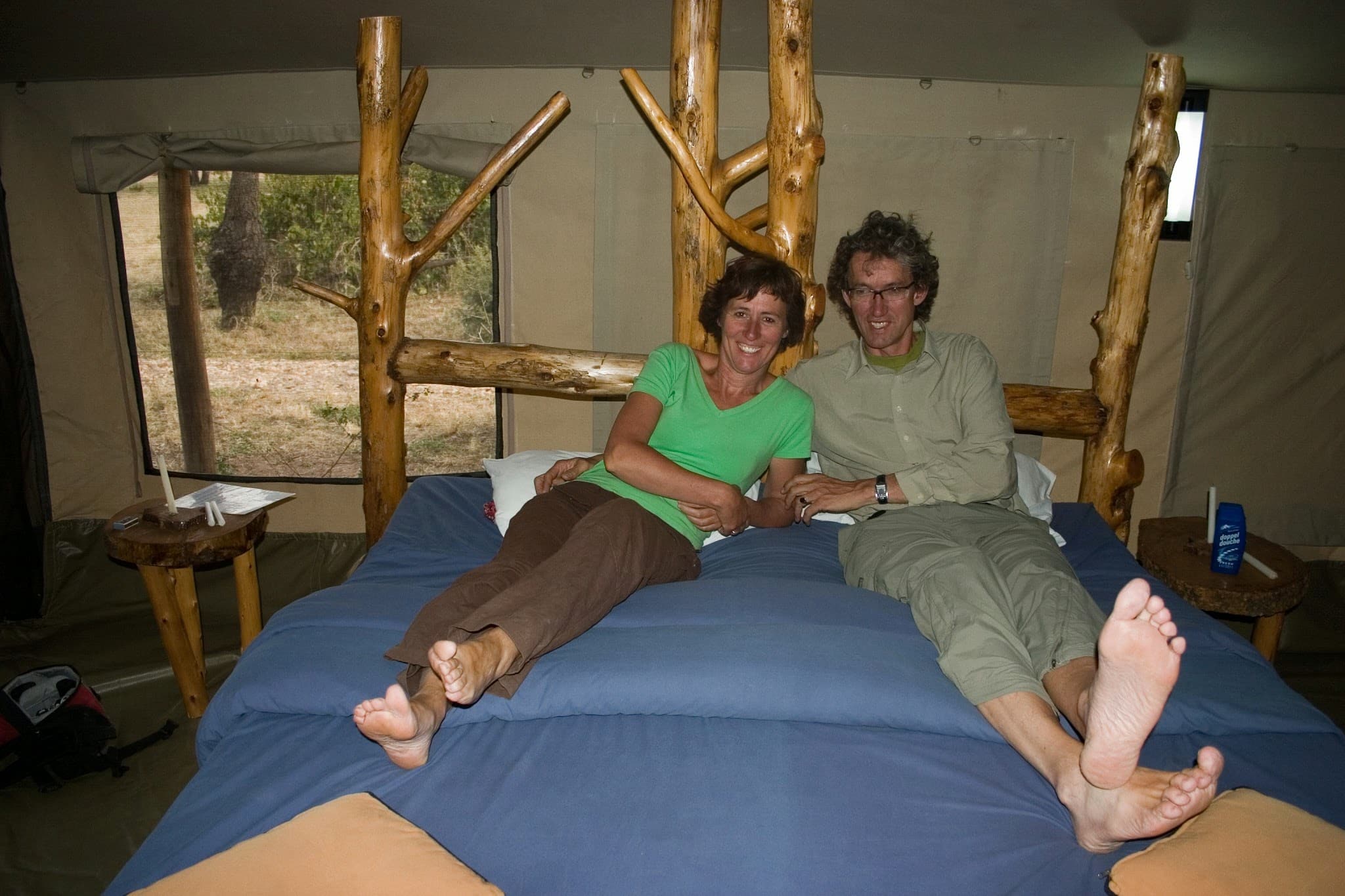 Sonja en Gert Jan in Tanzania in 2006