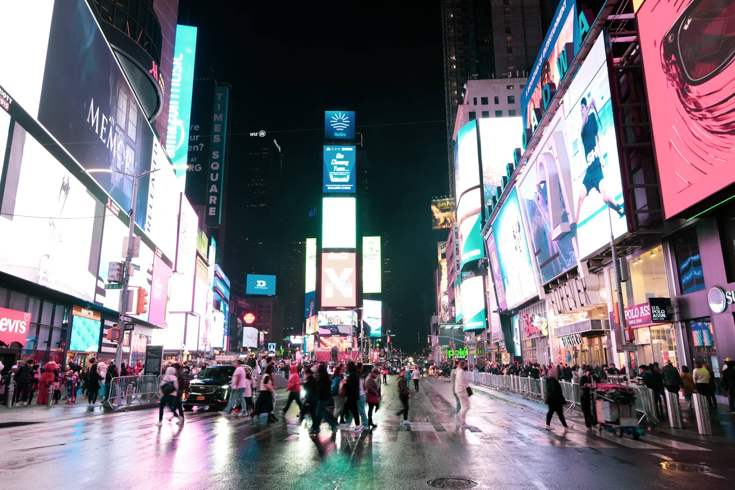 Times Square NYC | drukte en dranghekken